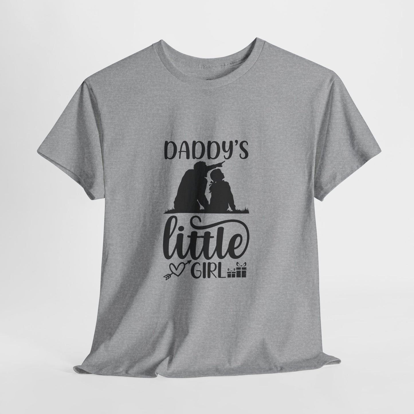 Daddy's Little Girl T-Shirt — Father Daughter Matching Tee, Cute Daddy's Little Girl Graphic Shirt for Dad Gifts & Family Photos