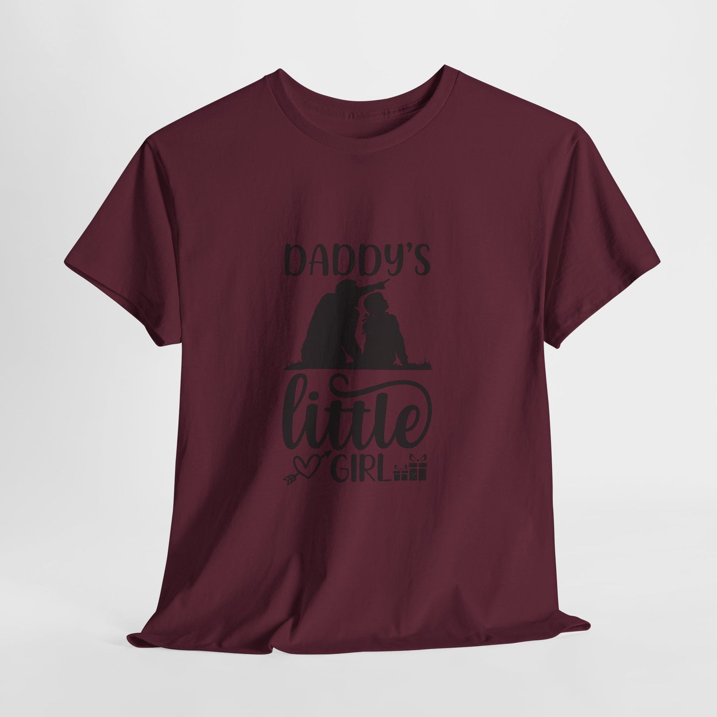 Daddy's Little Girl T-Shirt — Father Daughter Matching Tee, Cute Daddy's Little Girl Graphic Shirt for Dad Gifts & Family Photos