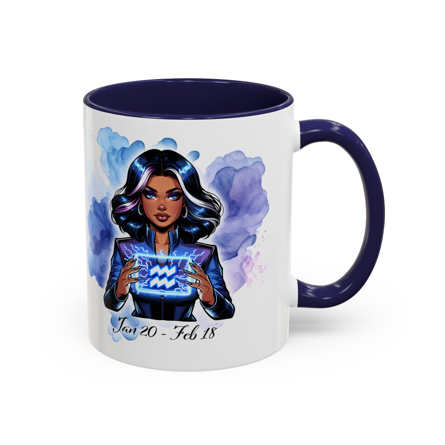 Aquarius Zodiac Coffee Mug — 'I Am an Aquarius' Astrology Gift (11/15oz)