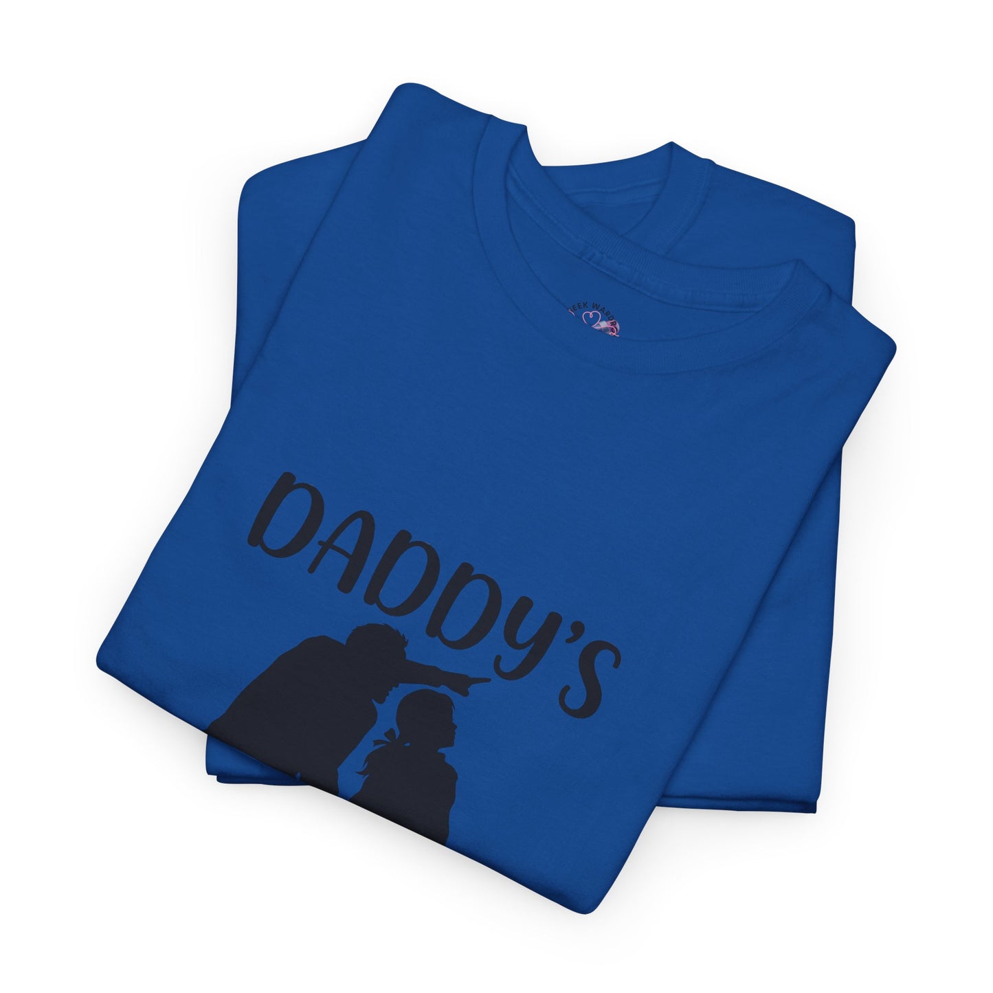 Daddy's Little Girl T-Shirt — Father Daughter Matching Tee, Cute Daddy's Little Girl Graphic Shirt for Dad Gifts & Family Photos