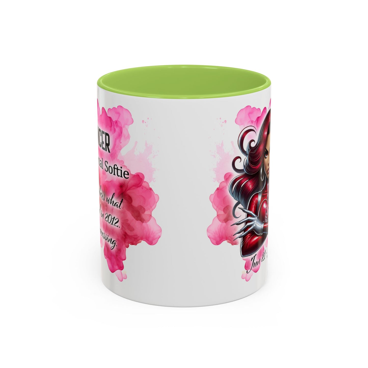 Cancer Zodiac Coffee Mug — Bold Pink Horoscope Design (Jun 21–Jul 22)