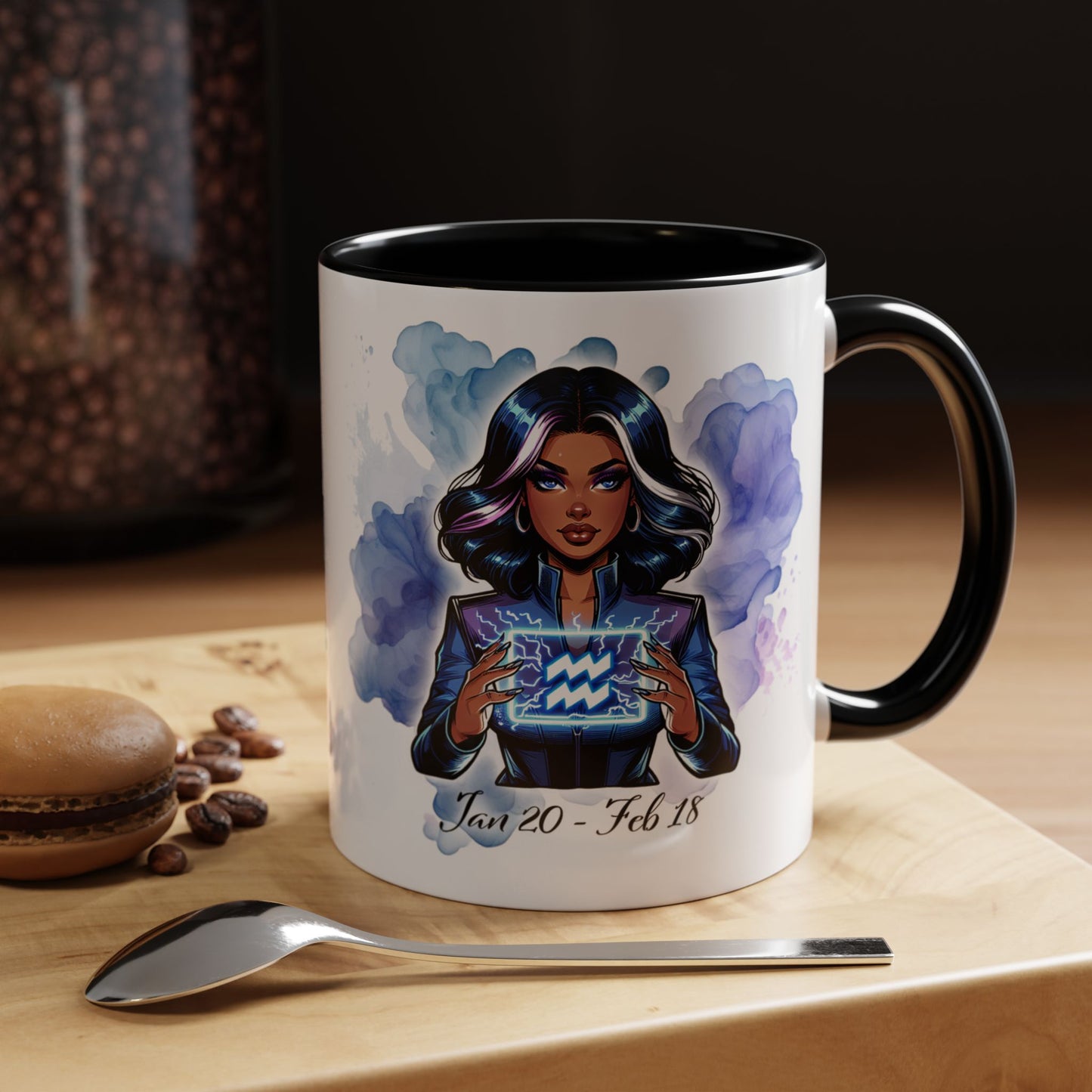 Aquarius Zodiac Coffee Mug — 'I Am an Aquarius' Astrology Gift (11/15oz)