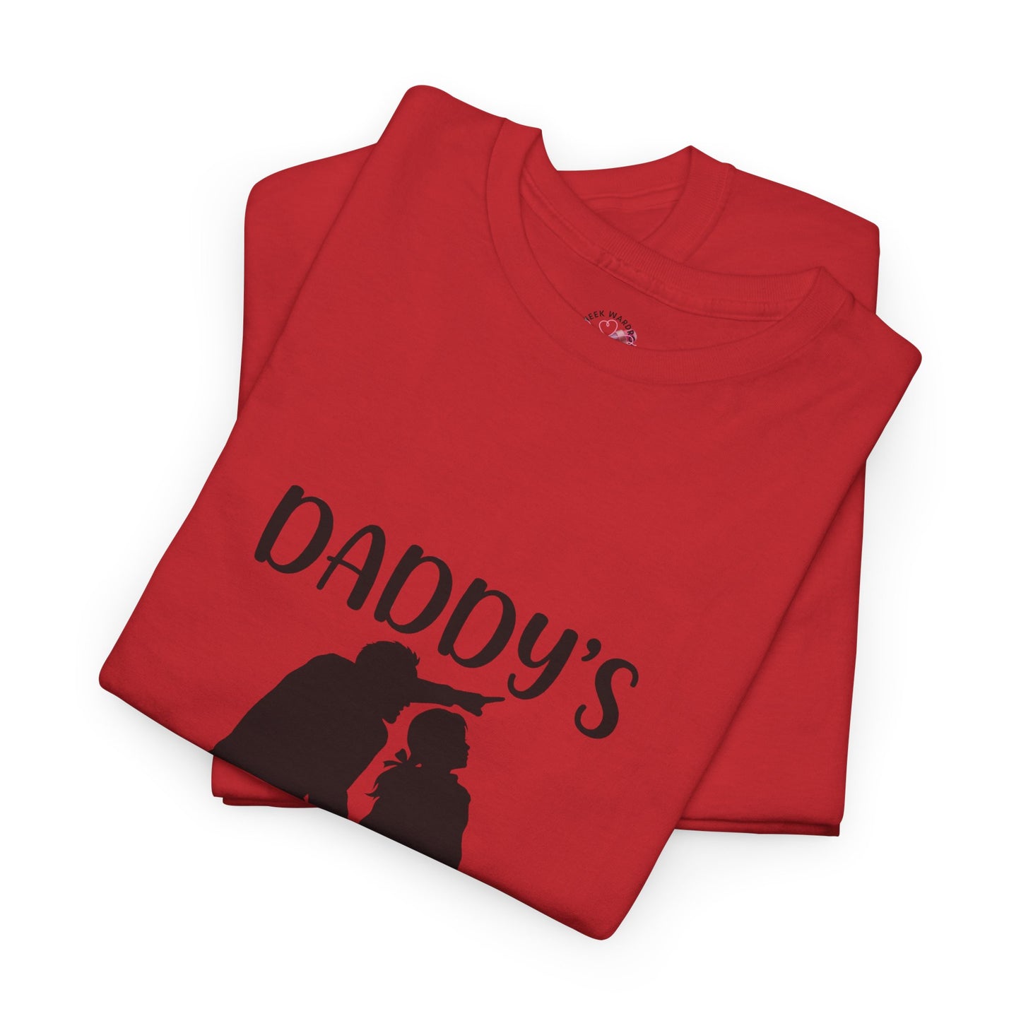 Daddy's Little Girl T-Shirt — Father Daughter Matching Tee, Cute Daddy's Little Girl Graphic Shirt for Dad Gifts & Family Photos