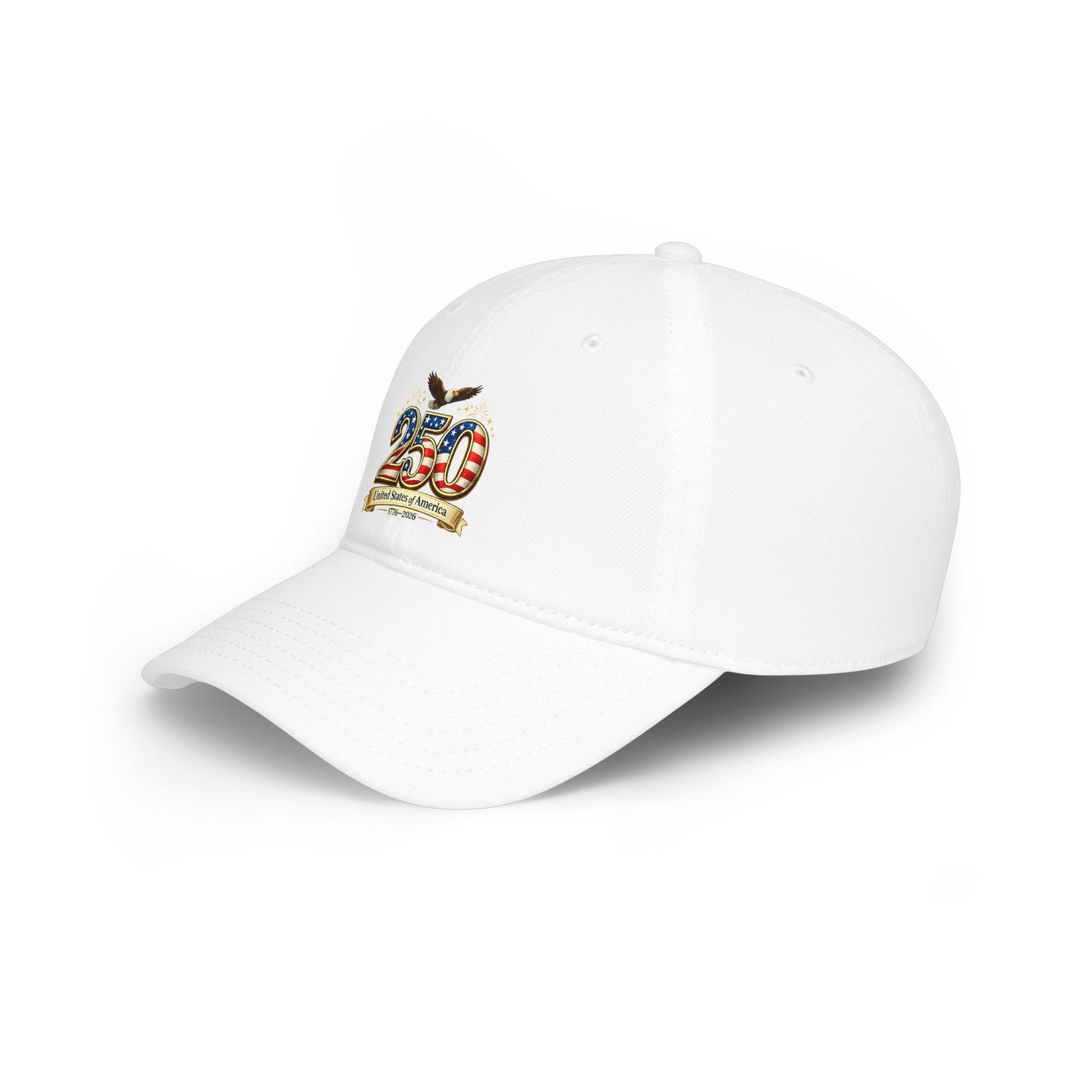 250th USA Anniversary Baseball Cap — Patriotic American Flag Design