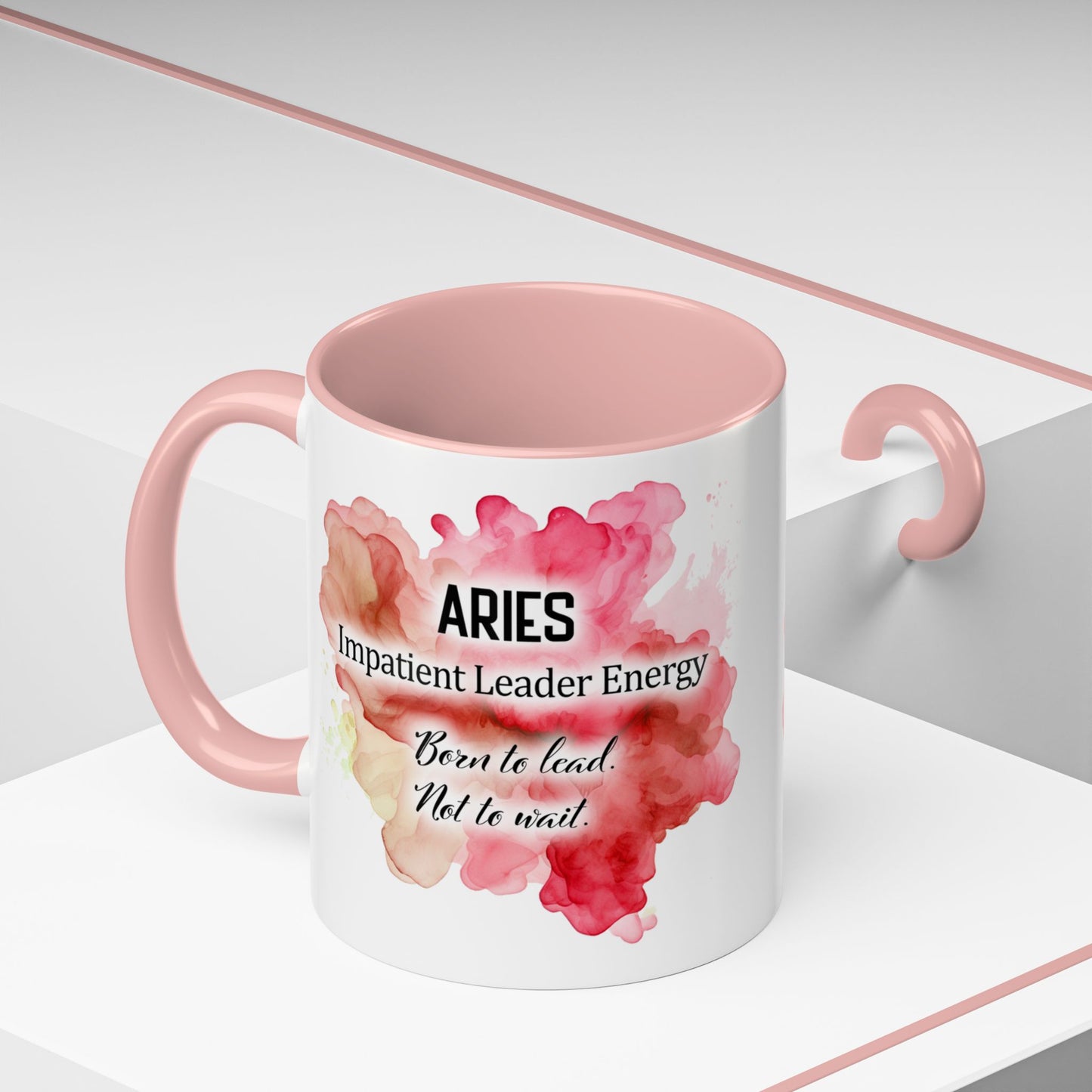 Aries Zodiac Coffee Mug — Fiery Horoscope Design (Mar 20–Apr 19)