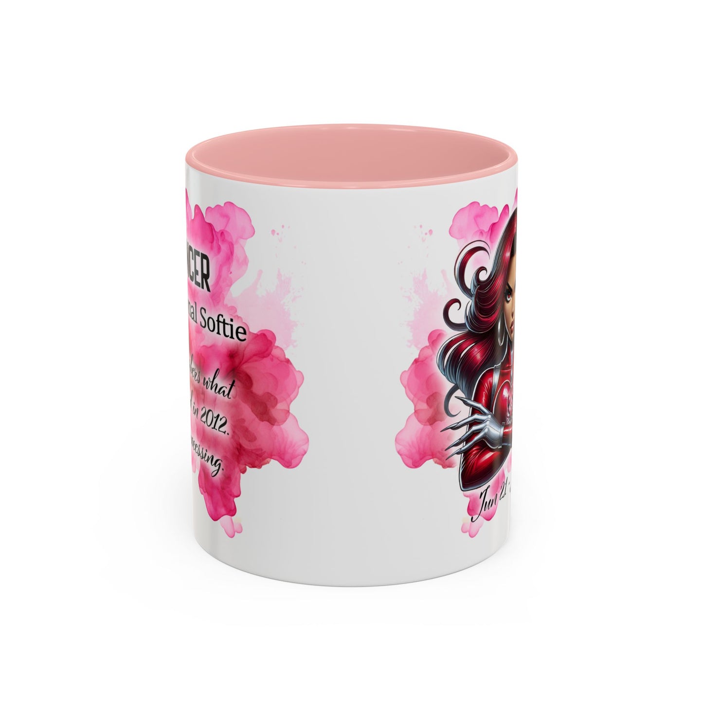 Cancer Zodiac Coffee Mug — Bold Pink Horoscope Design (Jun 21–Jul 22)