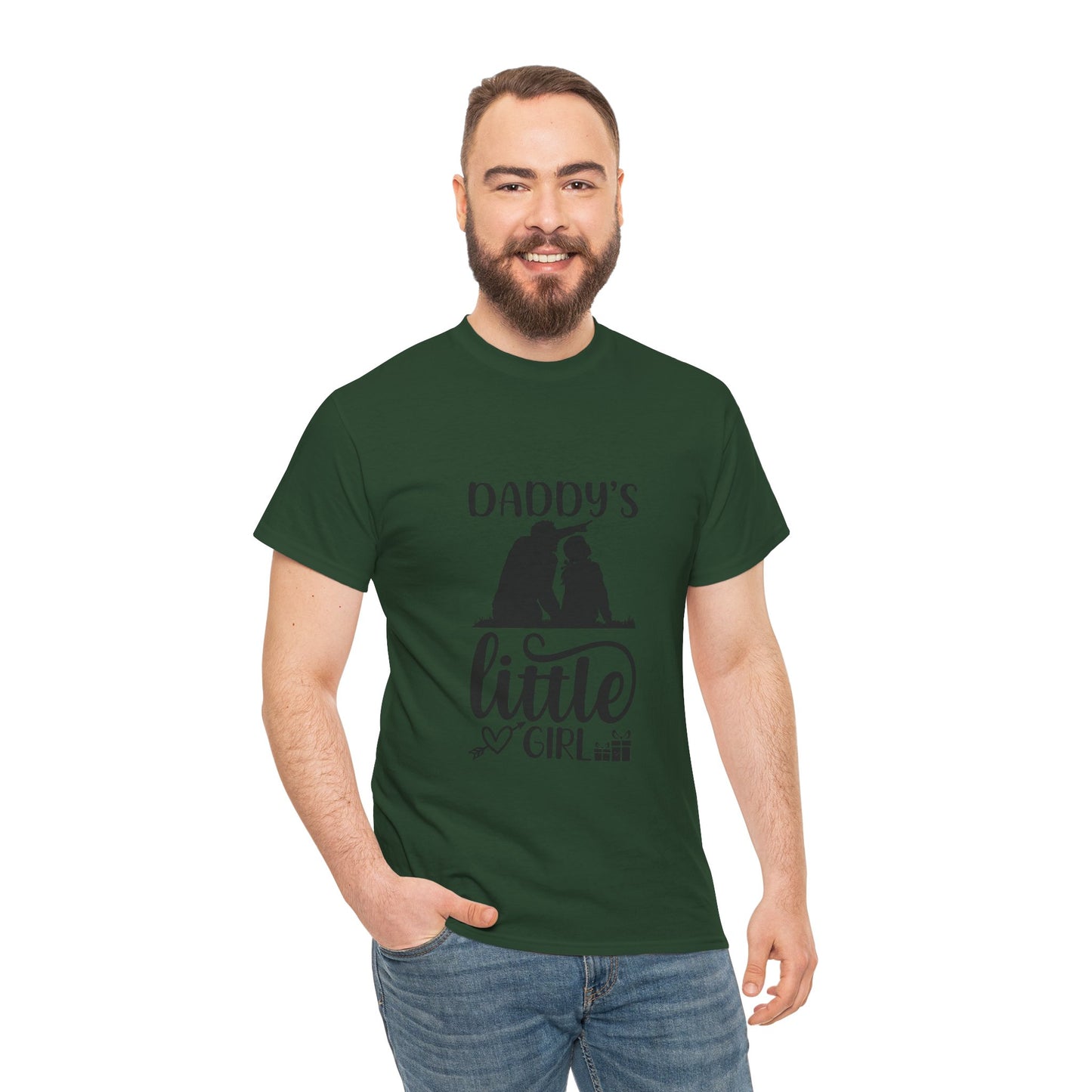 Daddy's Little Girl T-Shirt — Father Daughter Matching Tee, Cute Daddy's Little Girl Graphic Shirt for Dad Gifts & Family Photos