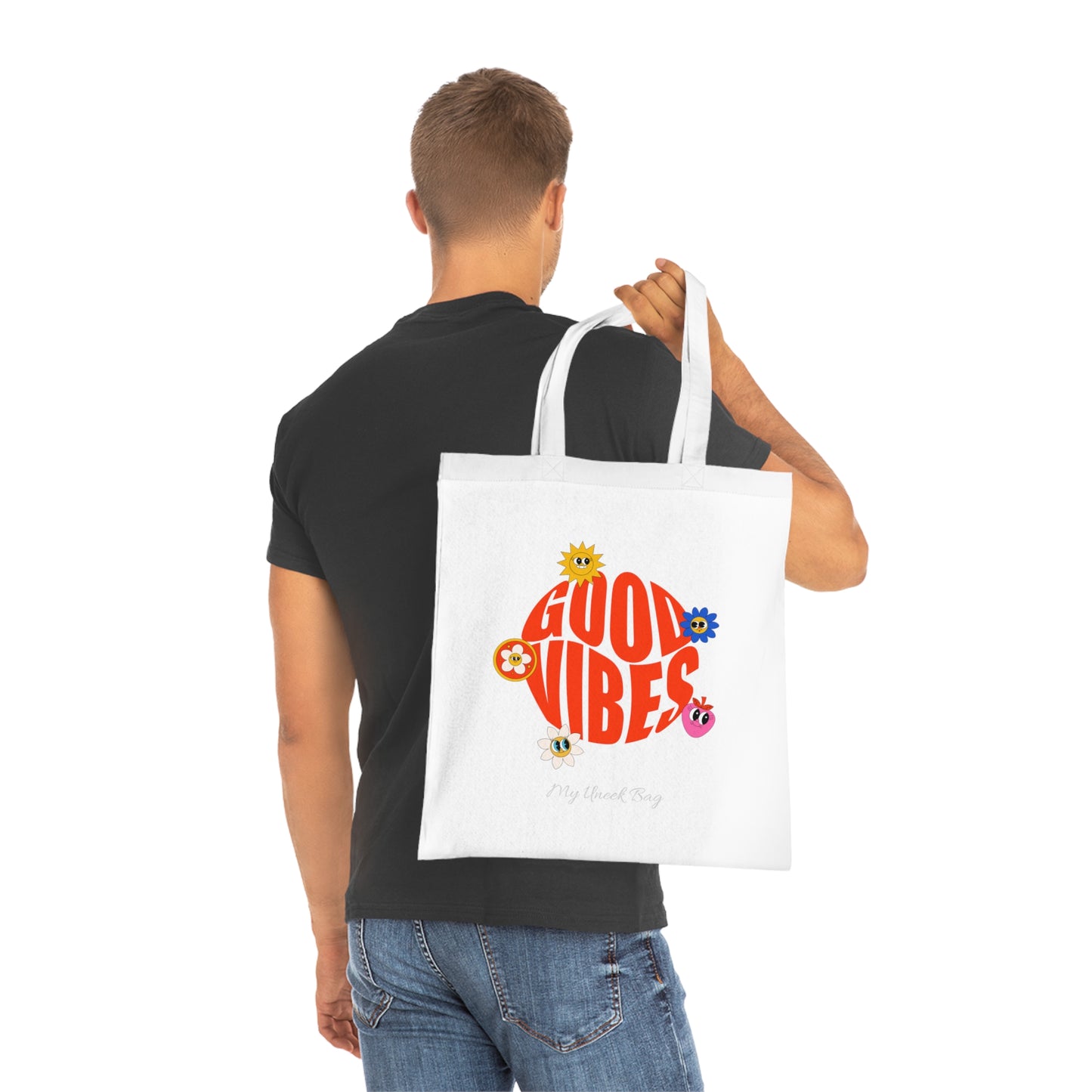 Good Vibes Cotton Tote Bag