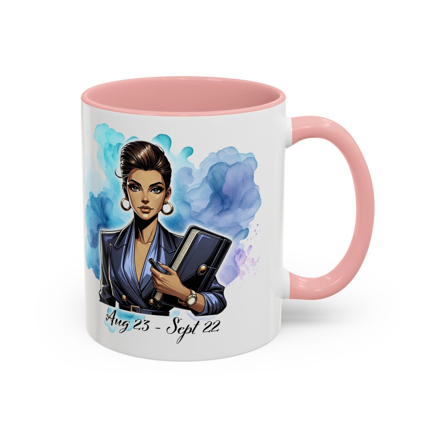 Virgo Zodiac Coffee Mug — "Analytical Overthinker" Accent Mug (Aug 23–Sept 22)