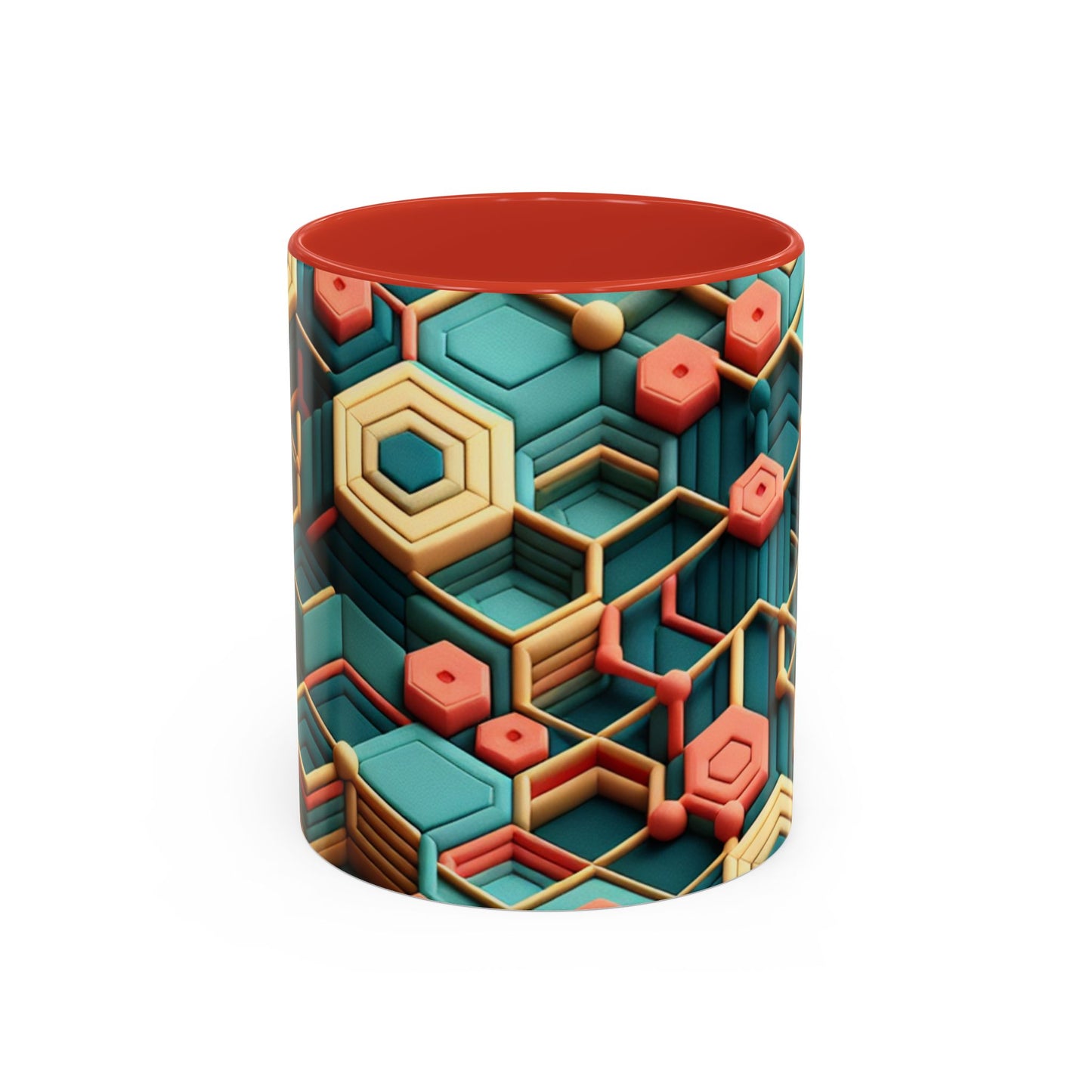 Geometric Pattern Coffee Mug | Unique Gift for Coffee Lovers | Stylish Drinkware for Home or Office | Decorative Mug | Modern Kitchen Decor