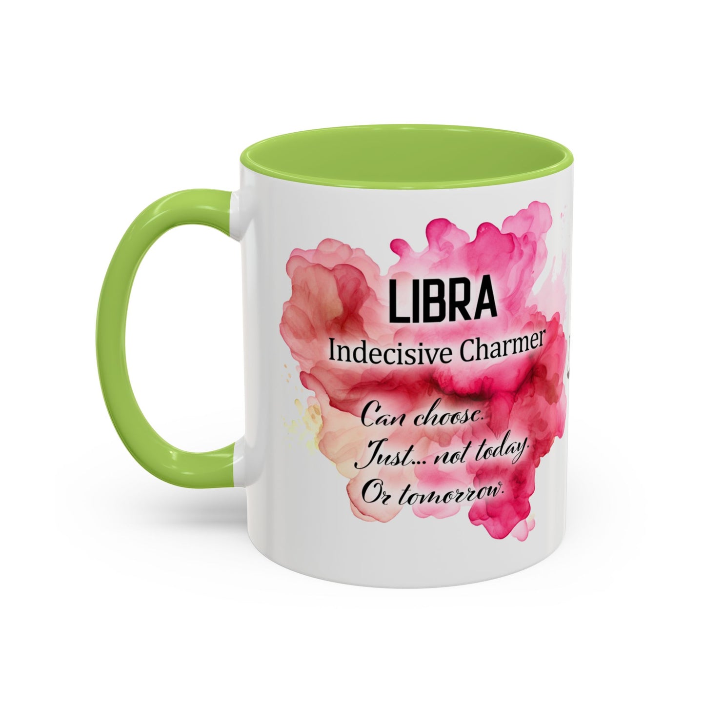 Libra Zodiac Coffee Mug — Elegant Libra Woman Design (Sept 23–Oct 22)