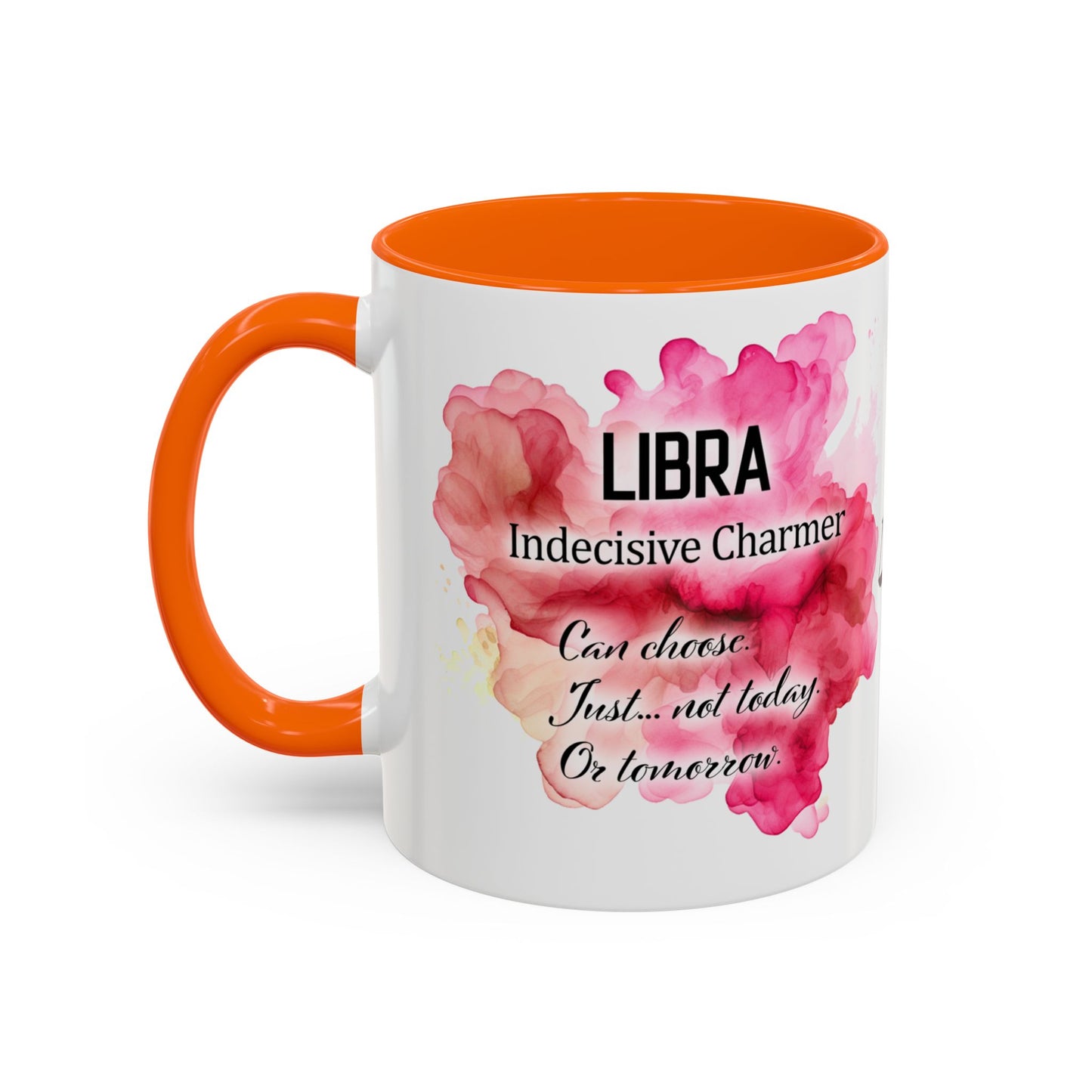 Libra Zodiac Coffee Mug — Elegant Libra Woman Design (Sept 23–Oct 22)