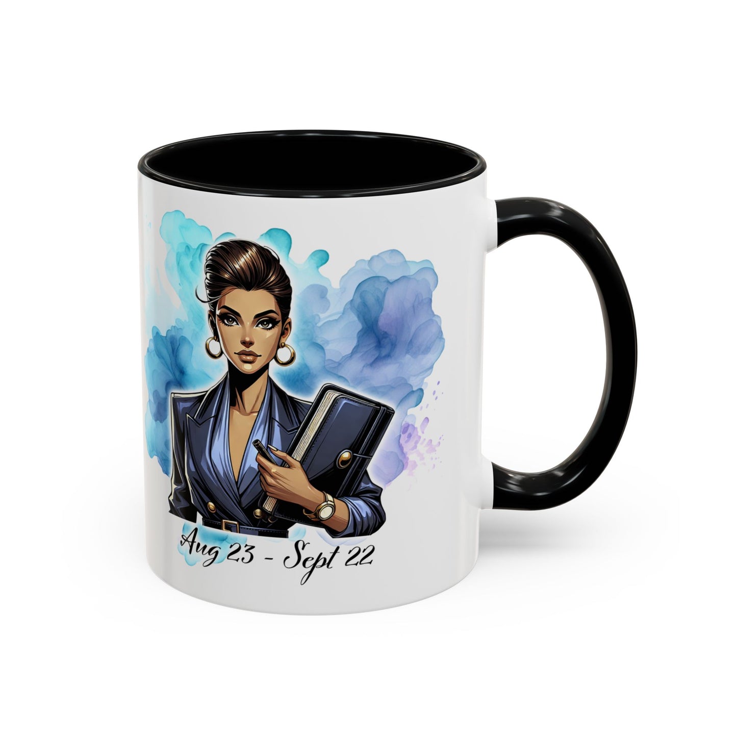 Virgo Zodiac Coffee Mug — "Analytical Overthinker" Accent Mug (Aug 23–Sept 22)