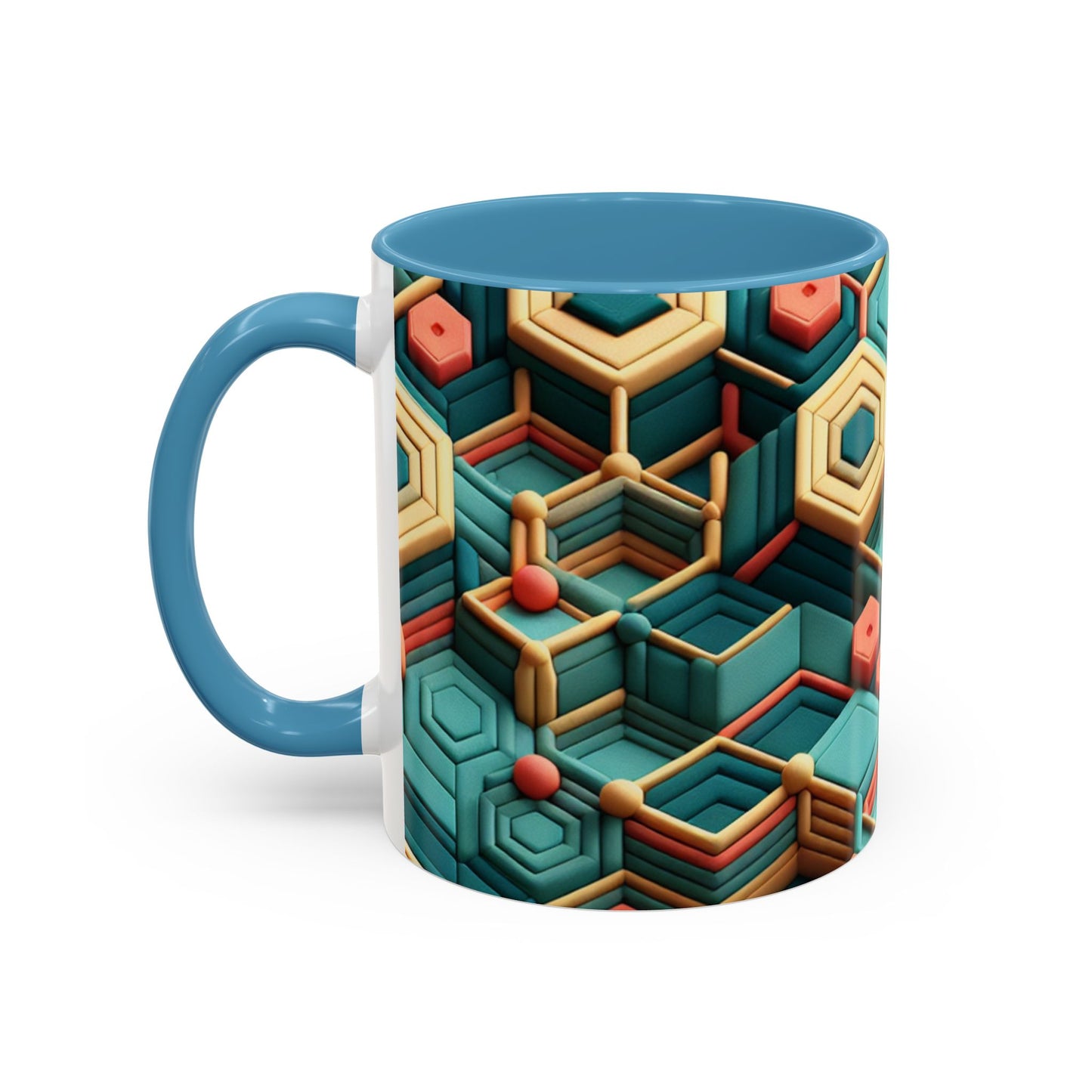 Geometric Pattern Coffee Mug | Unique Gift for Coffee Lovers | Stylish Drinkware for Home or Office | Decorative Mug | Modern Kitchen Decor
