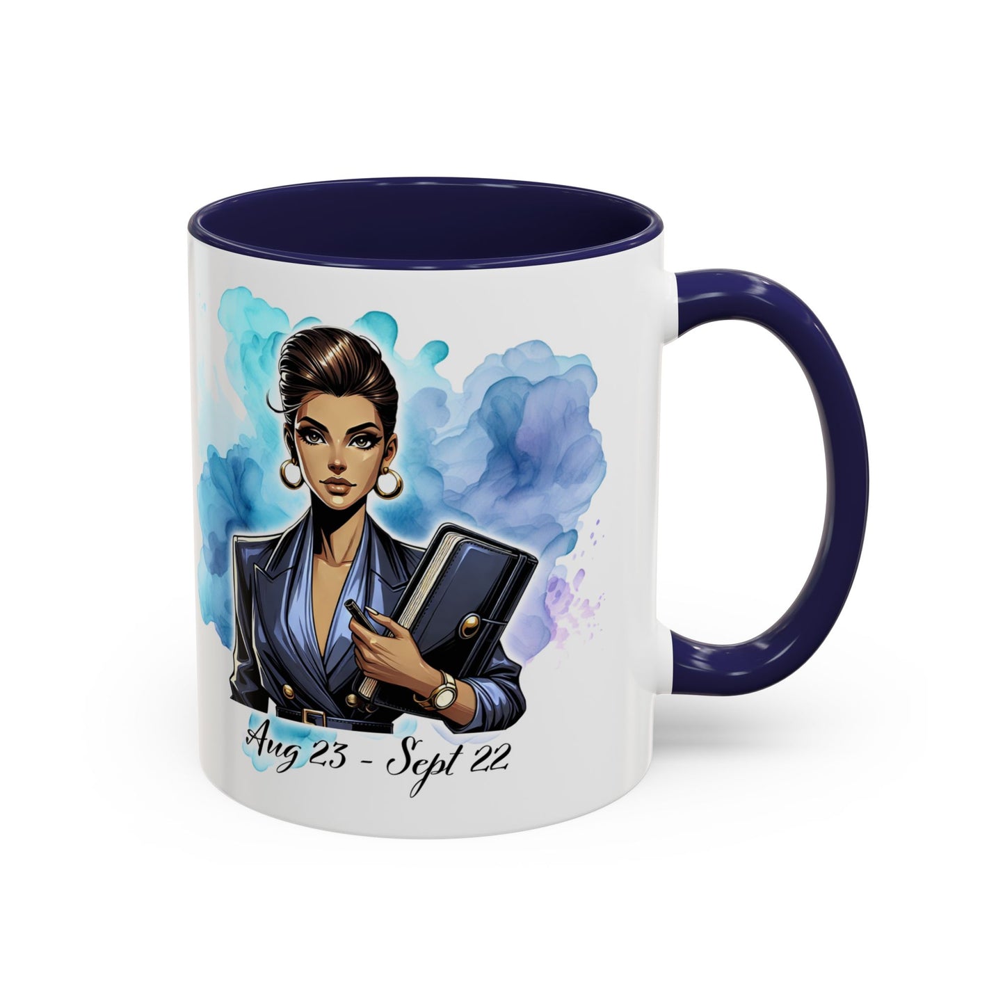 Virgo Zodiac Coffee Mug — "Analytical Overthinker" Accent Mug (Aug 23–Sept 22)