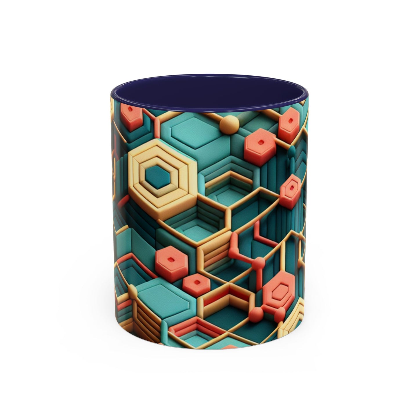 Geometric Pattern Coffee Mug | Unique Gift for Coffee Lovers | Stylish Drinkware for Home or Office | Decorative Mug | Modern Kitchen Decor