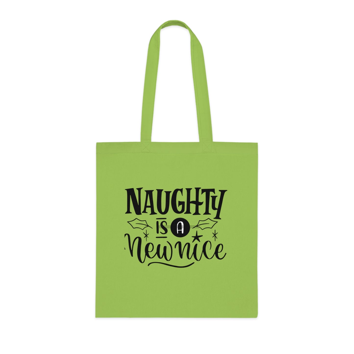Naughty Is A New Nice Cotton Tote — Funny Holiday Gift Bag