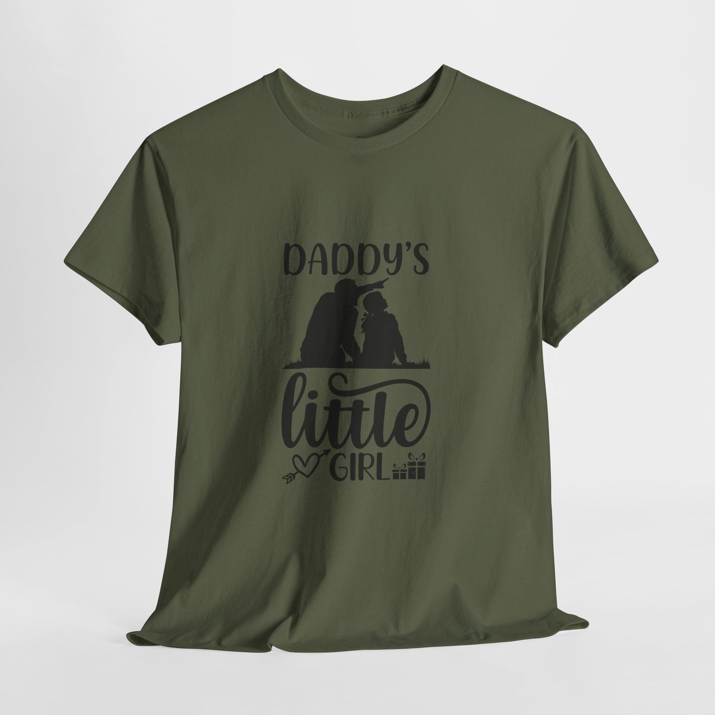Daddy's Little Girl T-Shirt — Father Daughter Matching Tee, Cute Daddy's Little Girl Graphic Shirt for Dad Gifts & Family Photos