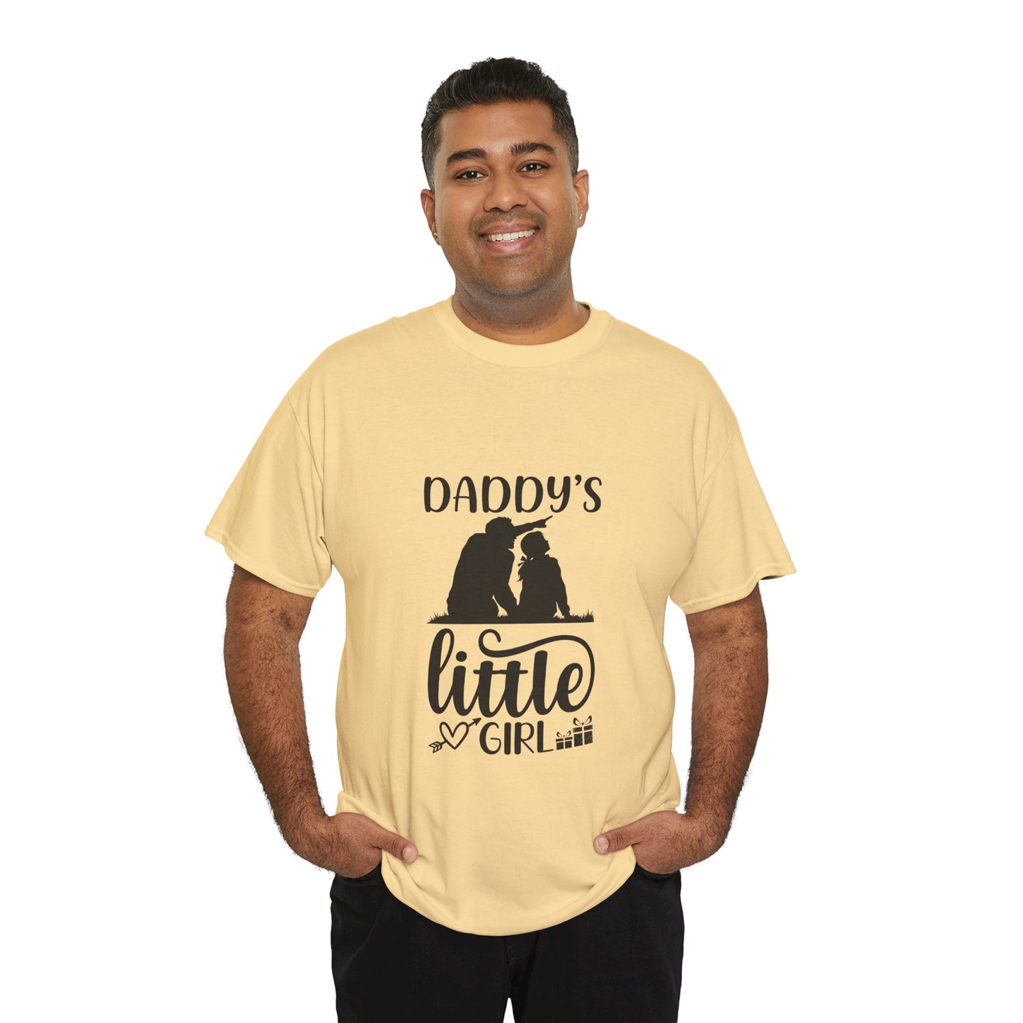 Daddy's Little Girl T-Shirt — Father Daughter Matching Tee, Cute Daddy's Little Girl Graphic Shirt for Dad Gifts & Family Photos
