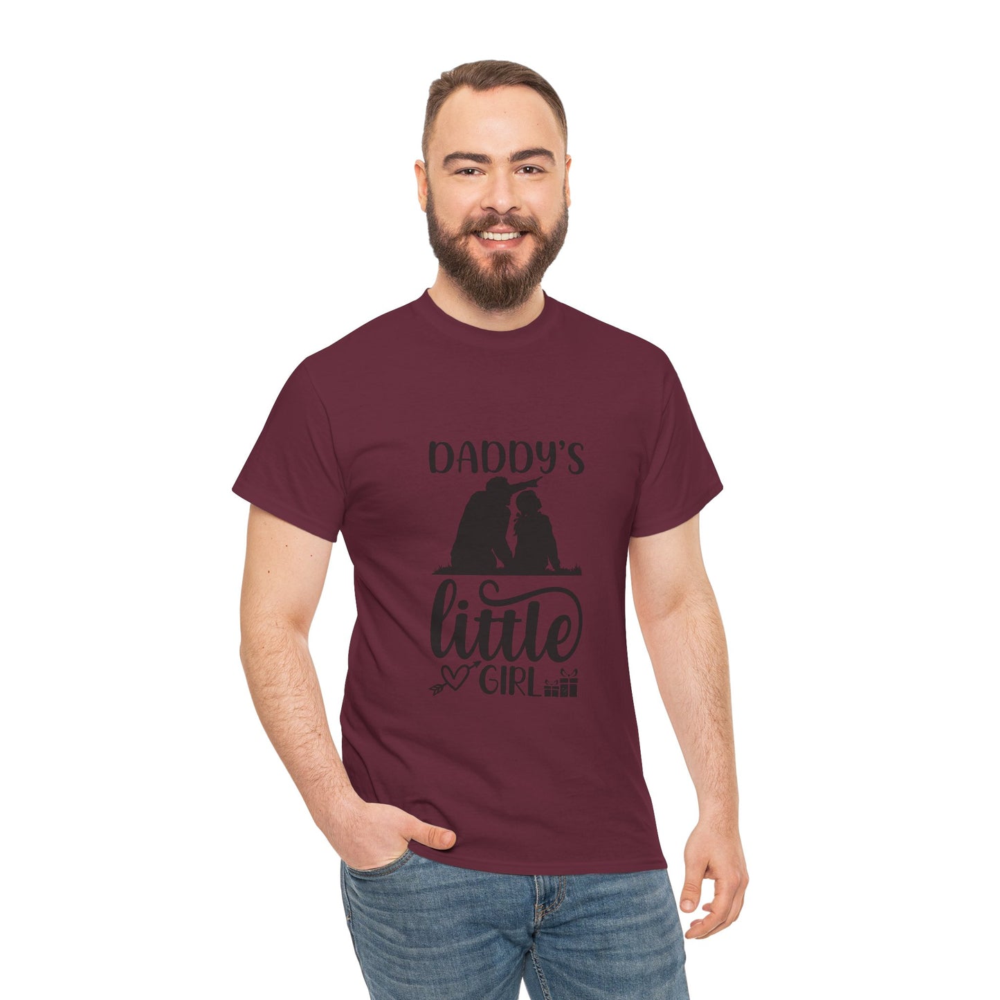 Daddy's Little Girl T-Shirt — Father Daughter Matching Tee, Cute Daddy's Little Girl Graphic Shirt for Dad Gifts & Family Photos