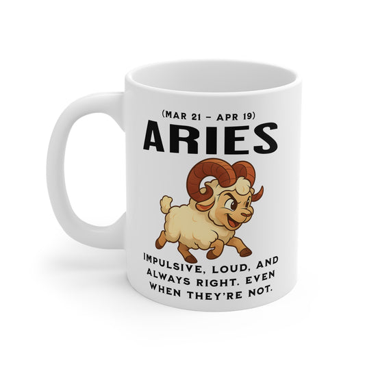 Aries Zodiac Mug