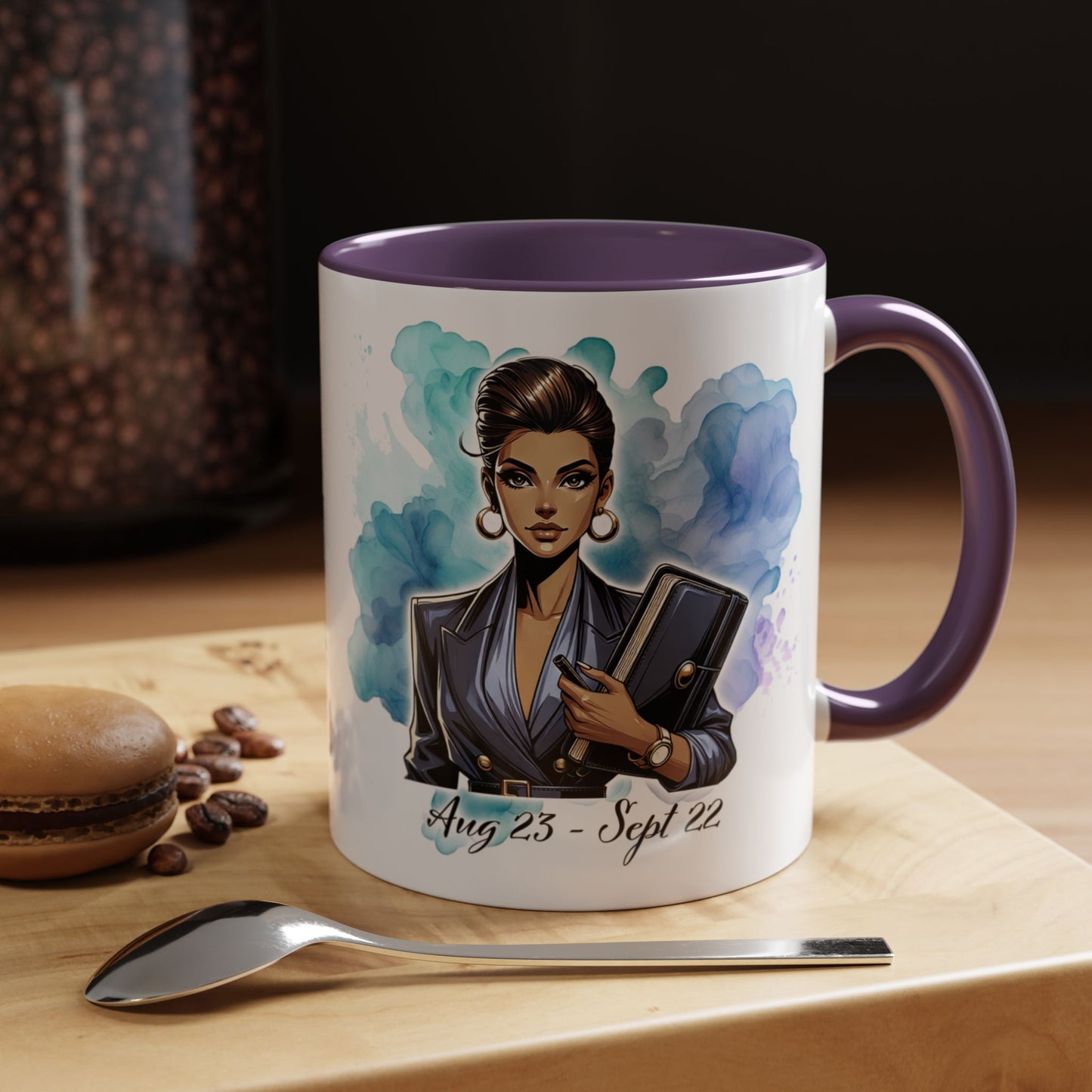 Virgo Zodiac Coffee Mug — "Analytical Overthinker" Accent Mug (Aug 23–Sept 22)