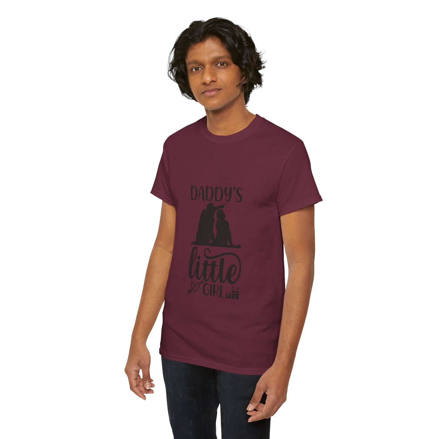 Daddy's Little Girl T-Shirt — Father Daughter Matching Tee, Cute Daddy's Little Girl Graphic Shirt for Dad Gifts & Family Photos