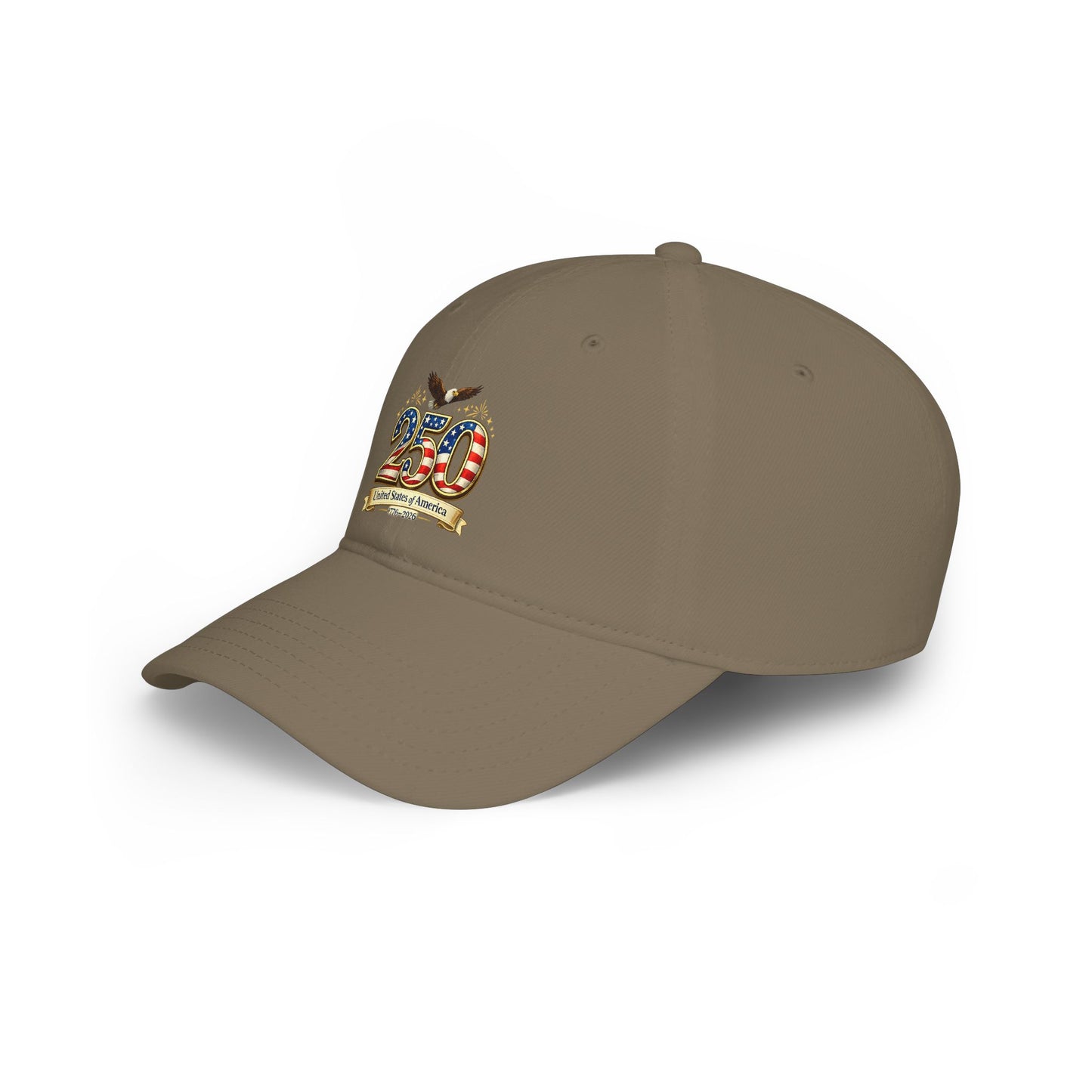250th USA Anniversary Baseball Cap — Patriotic American Flag Design