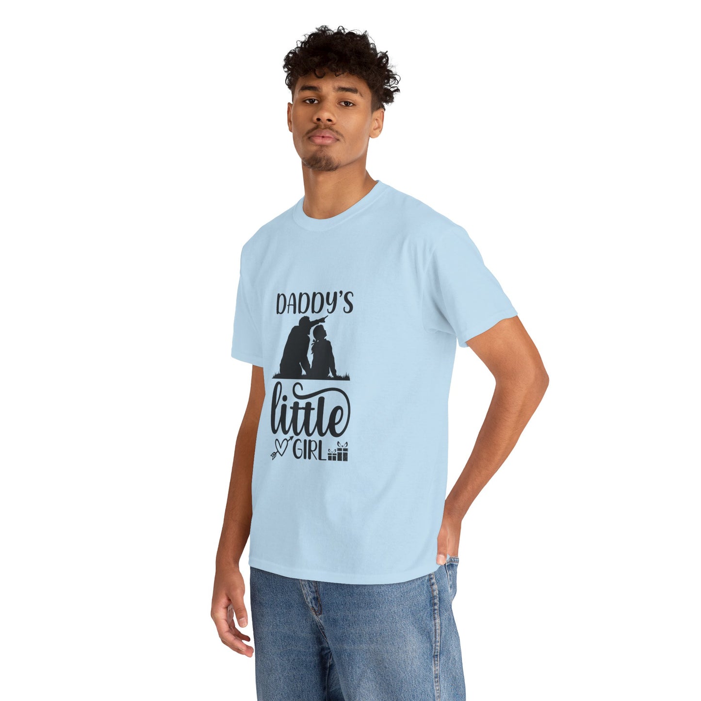 Daddy's Little Girl T-Shirt — Father Daughter Matching Tee, Cute Daddy's Little Girl Graphic Shirt for Dad Gifts & Family Photos