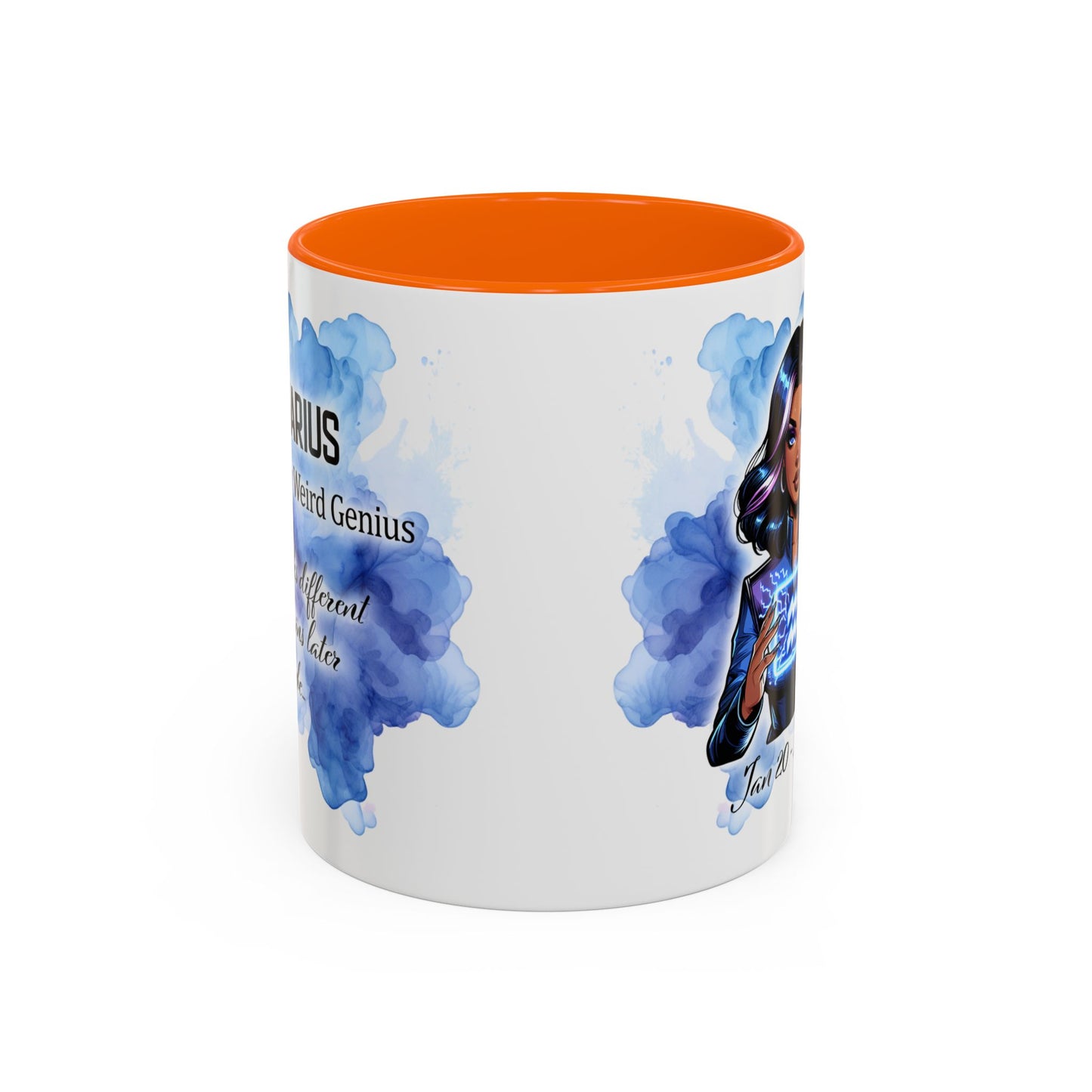 Aquarius Zodiac Coffee Mug — 'I Am an Aquarius' Astrology Gift (11/15oz)