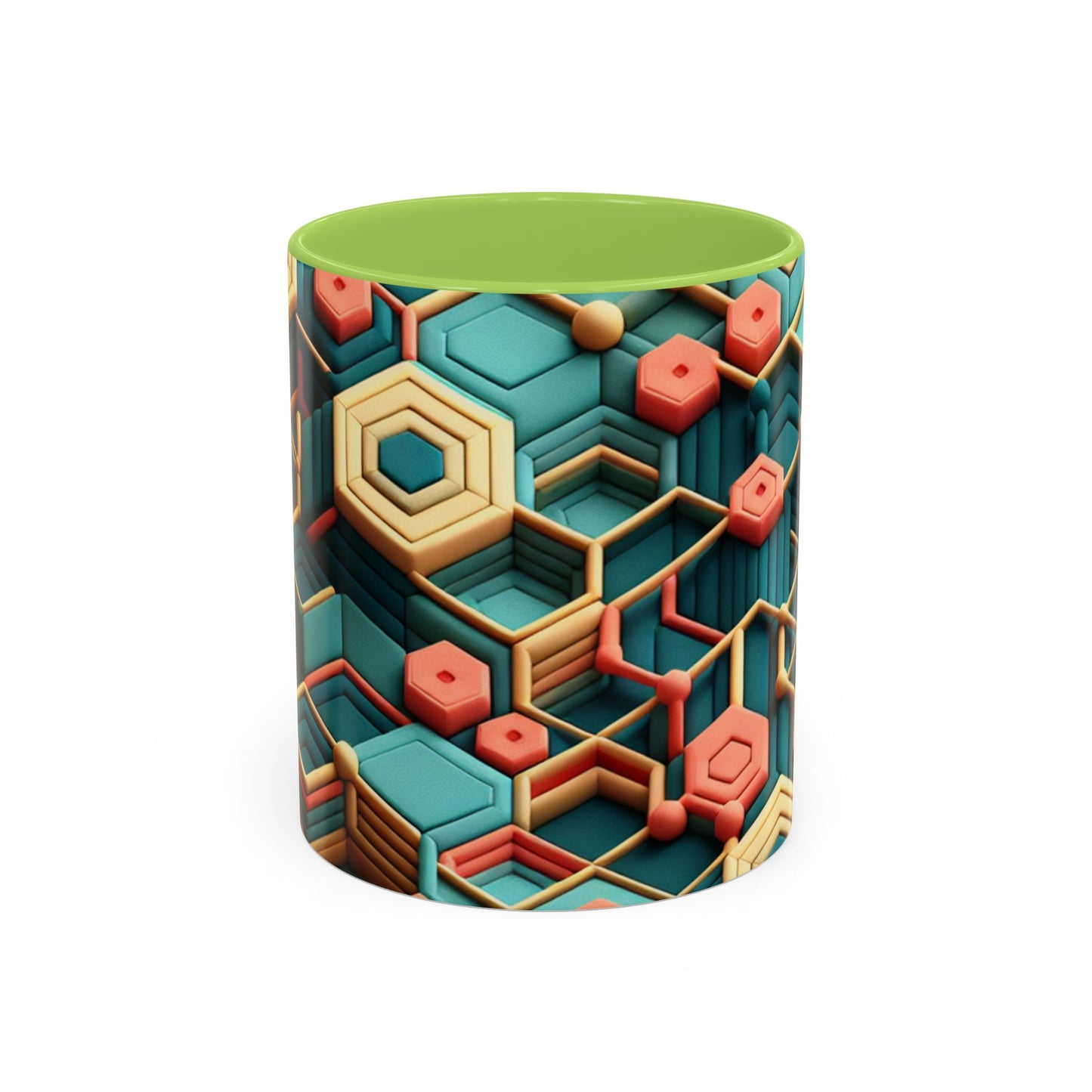 Geometric Pattern Coffee Mug | Unique Gift for Coffee Lovers | Stylish Drinkware for Home or Office | Decorative Mug | Modern Kitchen Decor