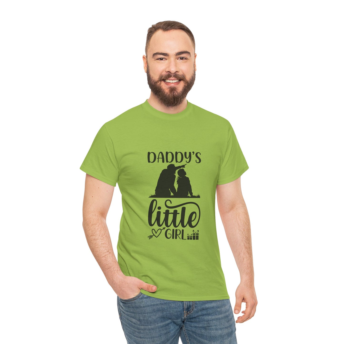 Daddy's Little Girl T-Shirt — Father Daughter Matching Tee, Cute Daddy's Little Girl Graphic Shirt for Dad Gifts & Family Photos