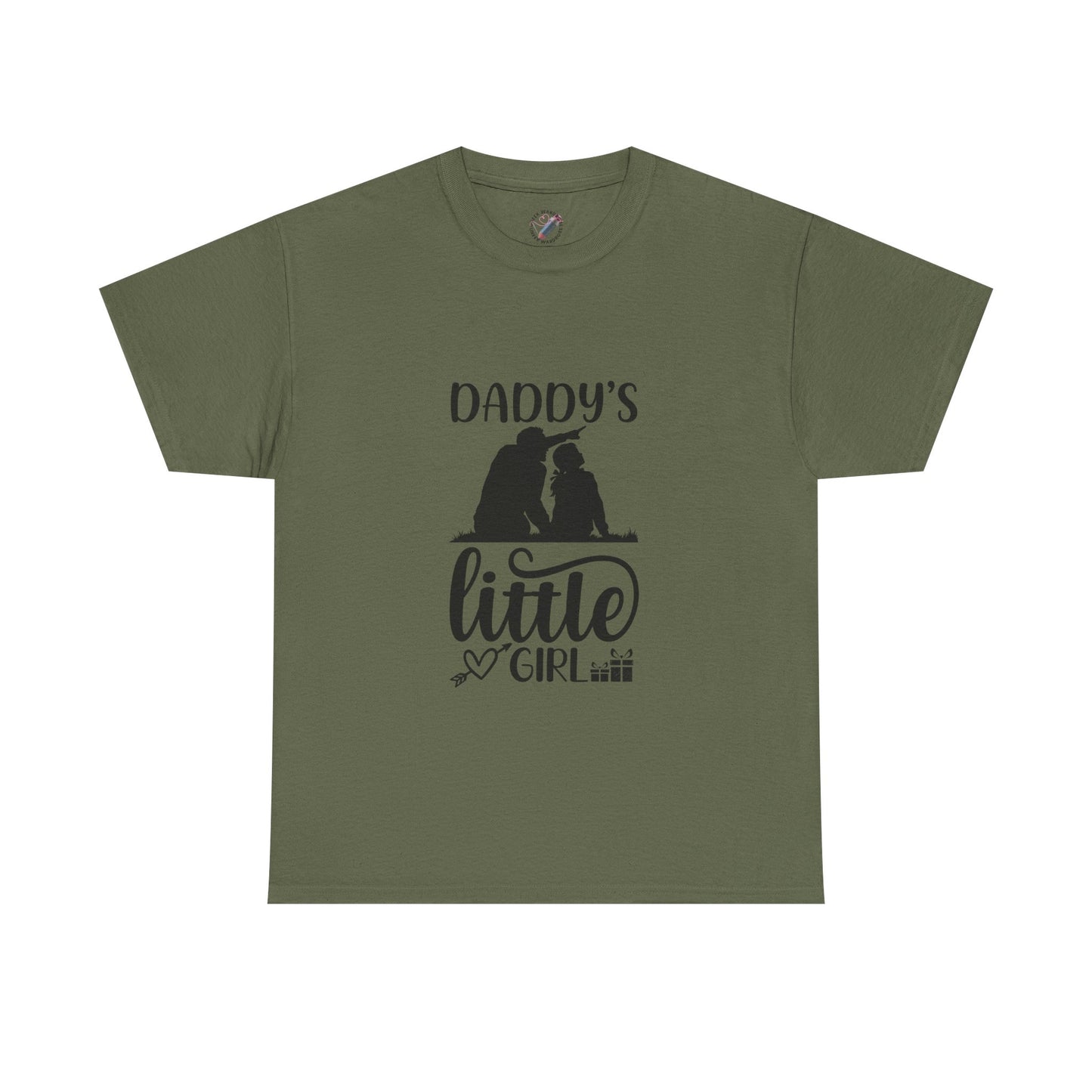 Daddy's Little Girl T-Shirt — Father Daughter Matching Tee, Cute Daddy's Little Girl Graphic Shirt for Dad Gifts & Family Photos