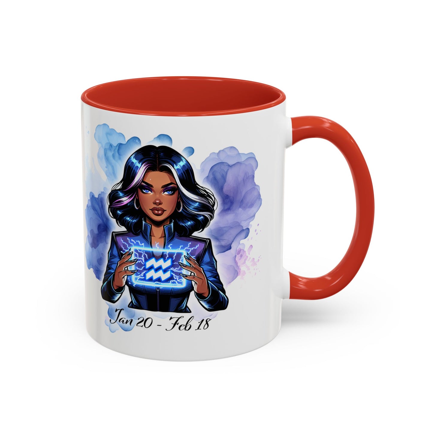 Aquarius Zodiac Coffee Mug — 'I Am an Aquarius' Astrology Gift (11/15oz)
