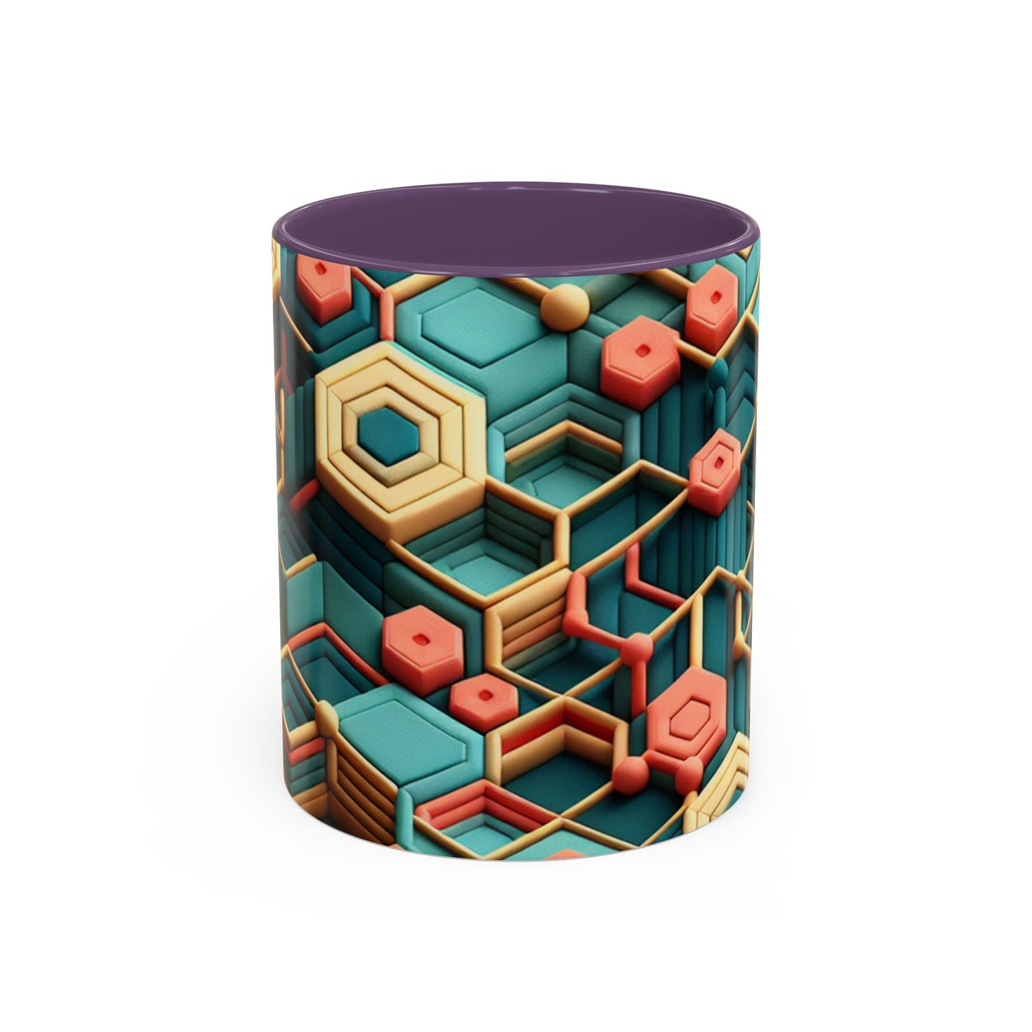 Geometric Pattern Coffee Mug | Unique Gift for Coffee Lovers | Stylish Drinkware for Home or Office | Decorative Mug | Modern Kitchen Decor