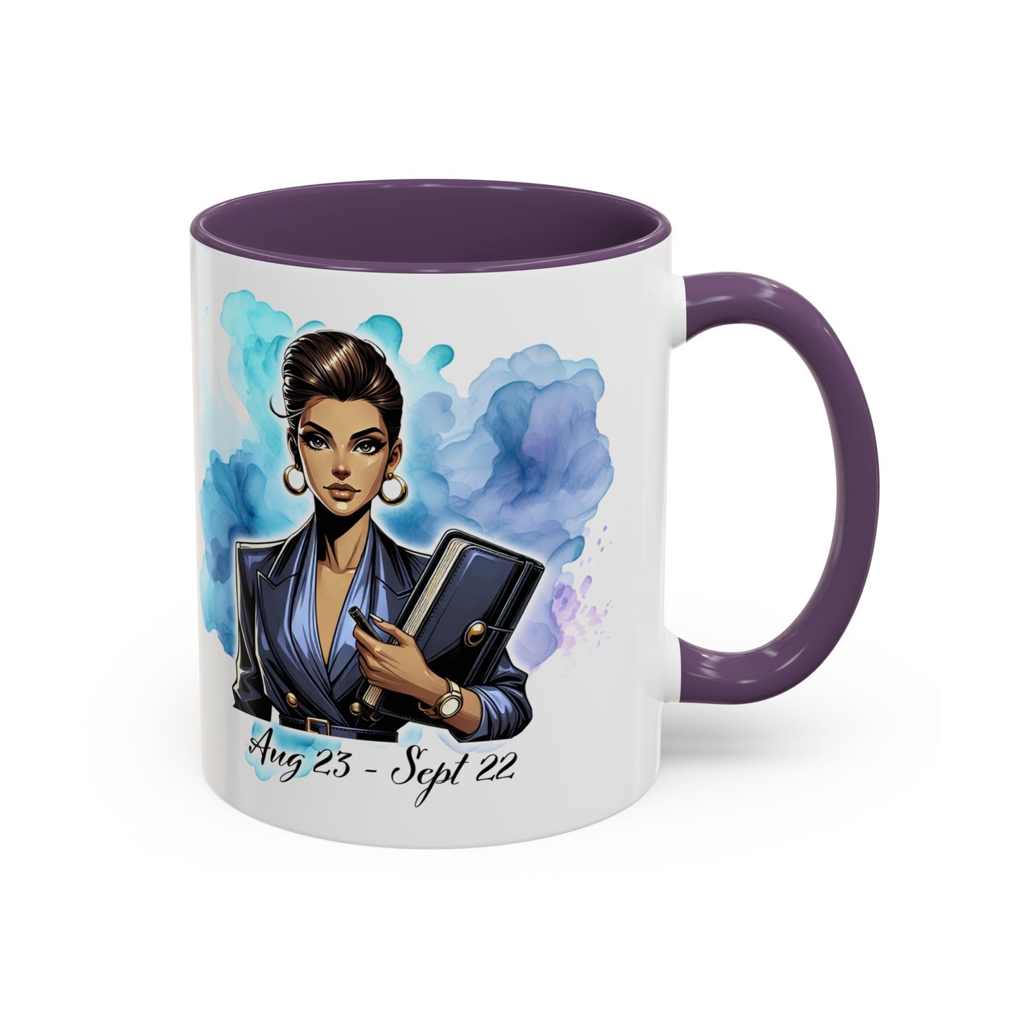 Virgo Zodiac Coffee Mug — "Analytical Overthinker" Accent Mug (Aug 23–Sept 22)
