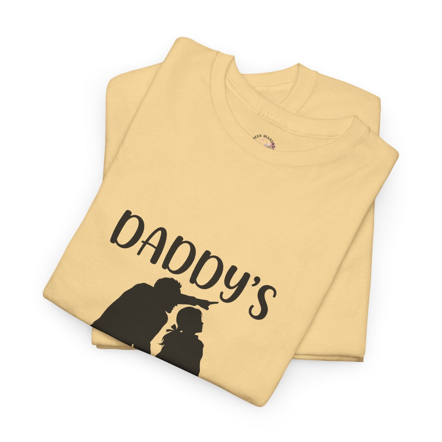 Daddy's Little Girl T-Shirt — Father Daughter Matching Tee, Cute Daddy's Little Girl Graphic Shirt for Dad Gifts & Family Photos
