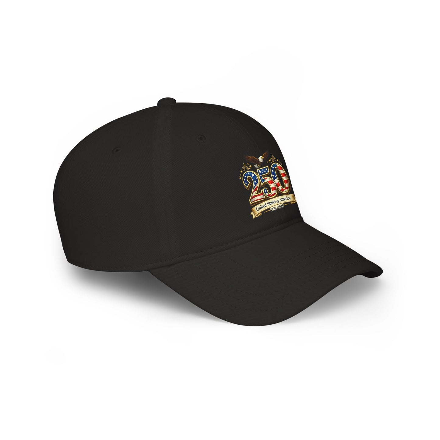 250th USA Anniversary Baseball Cap — Patriotic American Flag Design