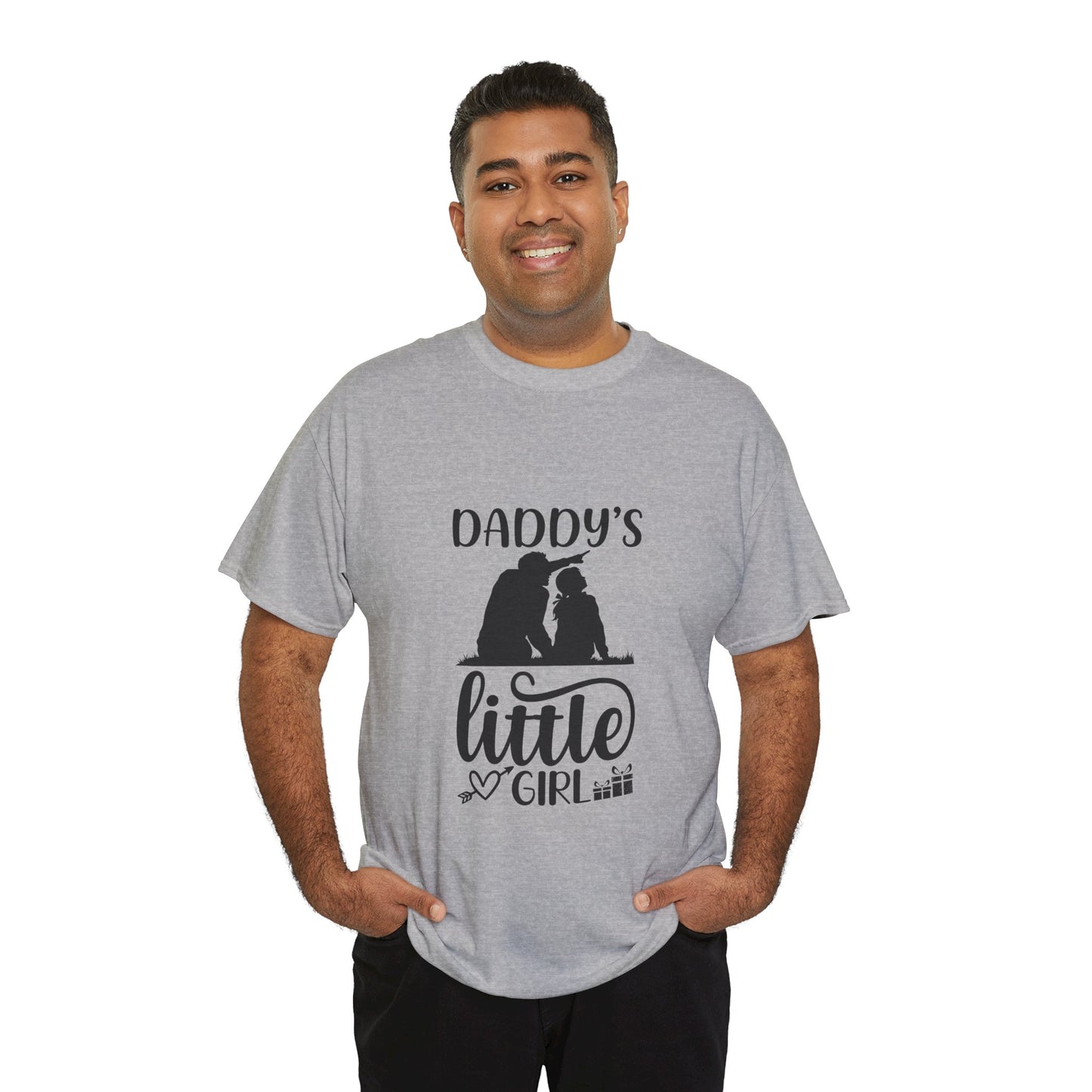 Daddy's Little Girl T-Shirt — Father Daughter Matching Tee, Cute Daddy's Little Girl Graphic Shirt for Dad Gifts & Family Photos