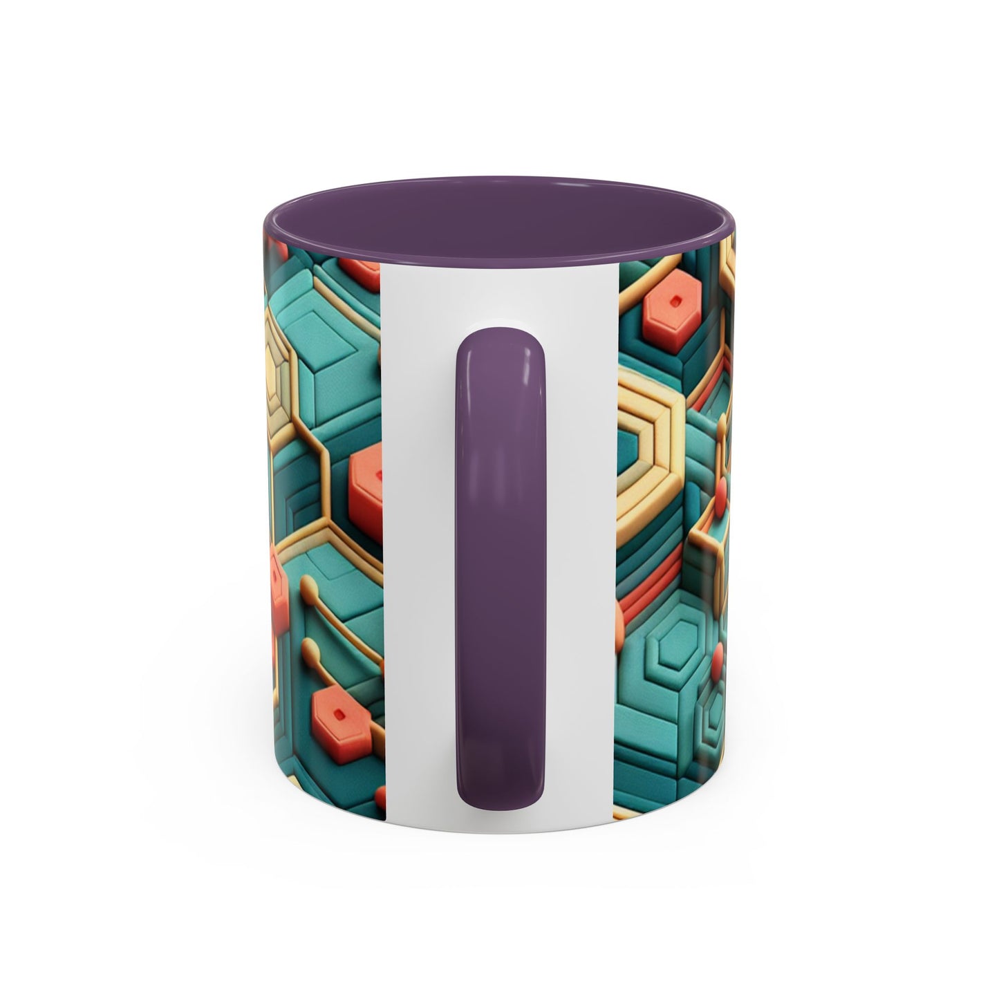 Geometric Pattern Coffee Mug | Unique Gift for Coffee Lovers | Stylish Drinkware for Home or Office | Decorative Mug | Modern Kitchen Decor