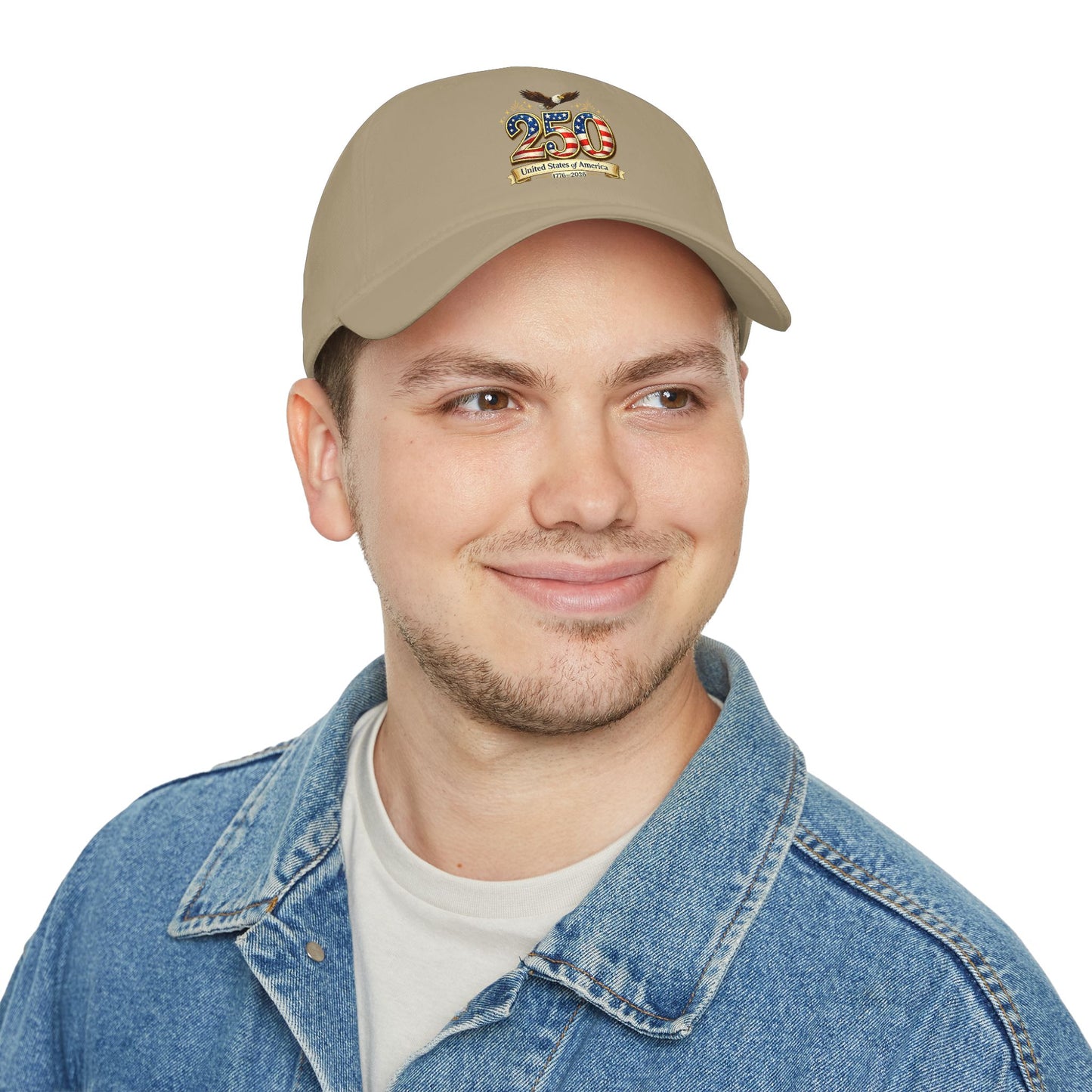250th USA Anniversary Baseball Cap — Patriotic American Flag Design