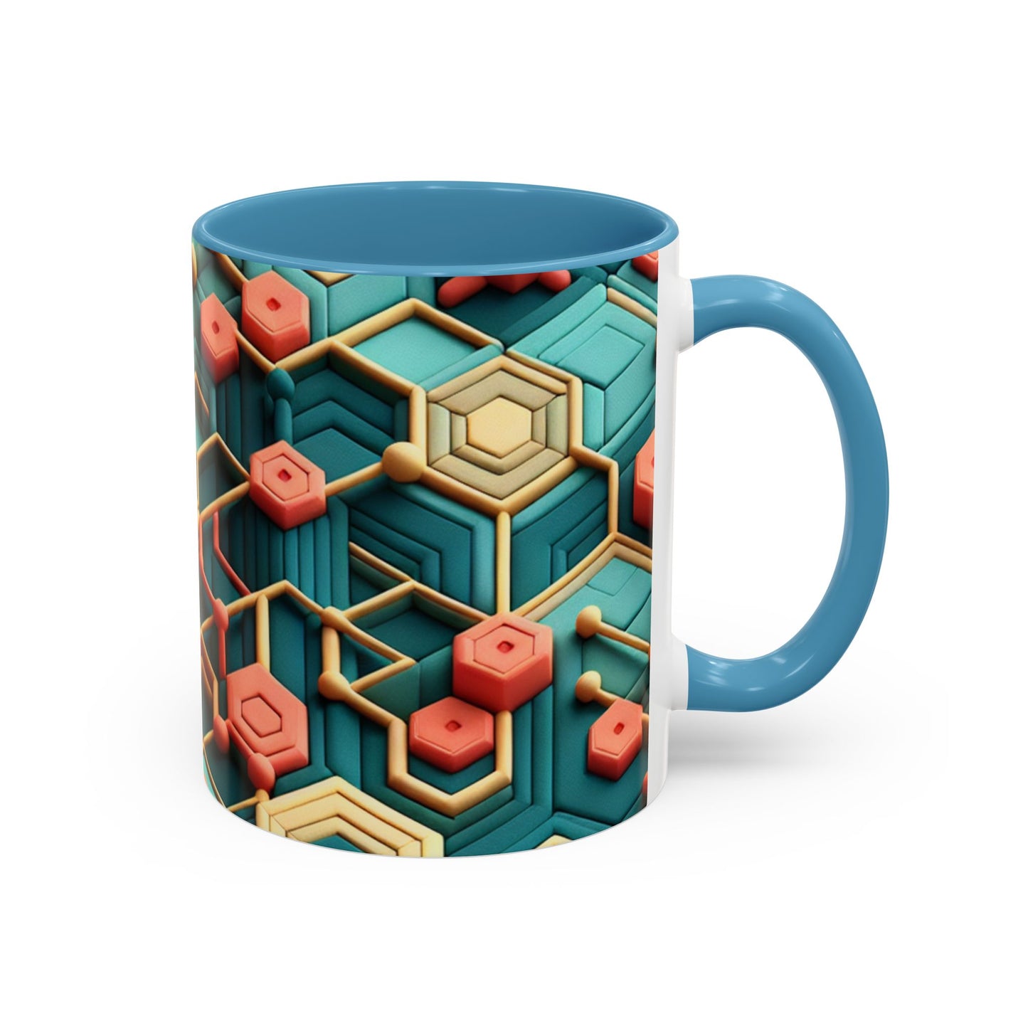 Geometric Pattern Coffee Mug | Unique Gift for Coffee Lovers | Stylish Drinkware for Home or Office | Decorative Mug | Modern Kitchen Decor
