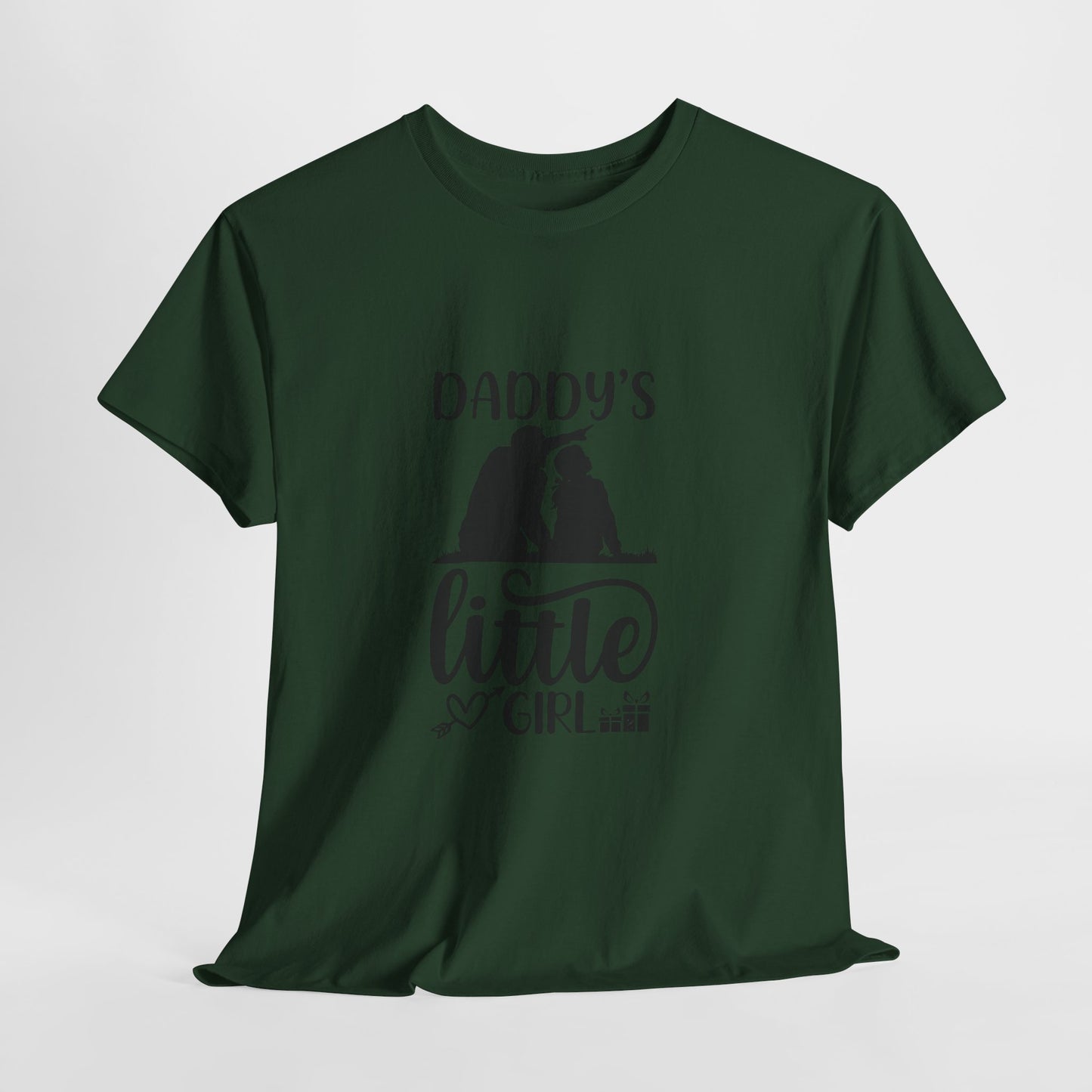 Daddy's Little Girl T-Shirt — Father Daughter Matching Tee, Cute Daddy's Little Girl Graphic Shirt for Dad Gifts & Family Photos