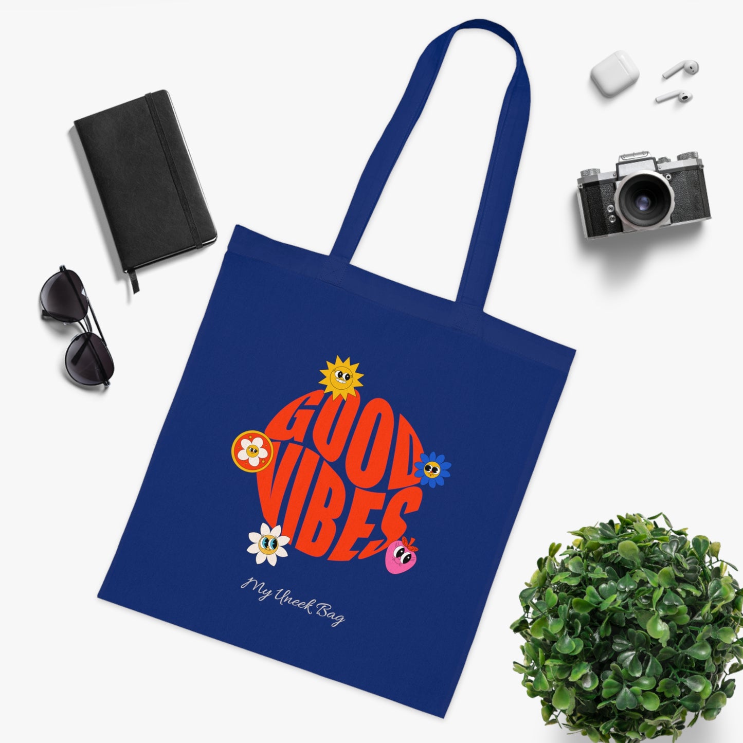 Good Vibes Cotton Tote Bag