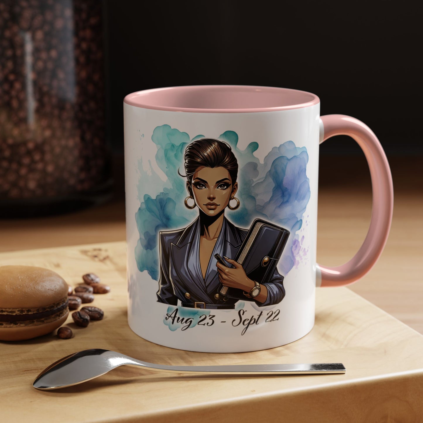 Virgo Zodiac Coffee Mug — "Analytical Overthinker" Accent Mug (Aug 23–Sept 22)