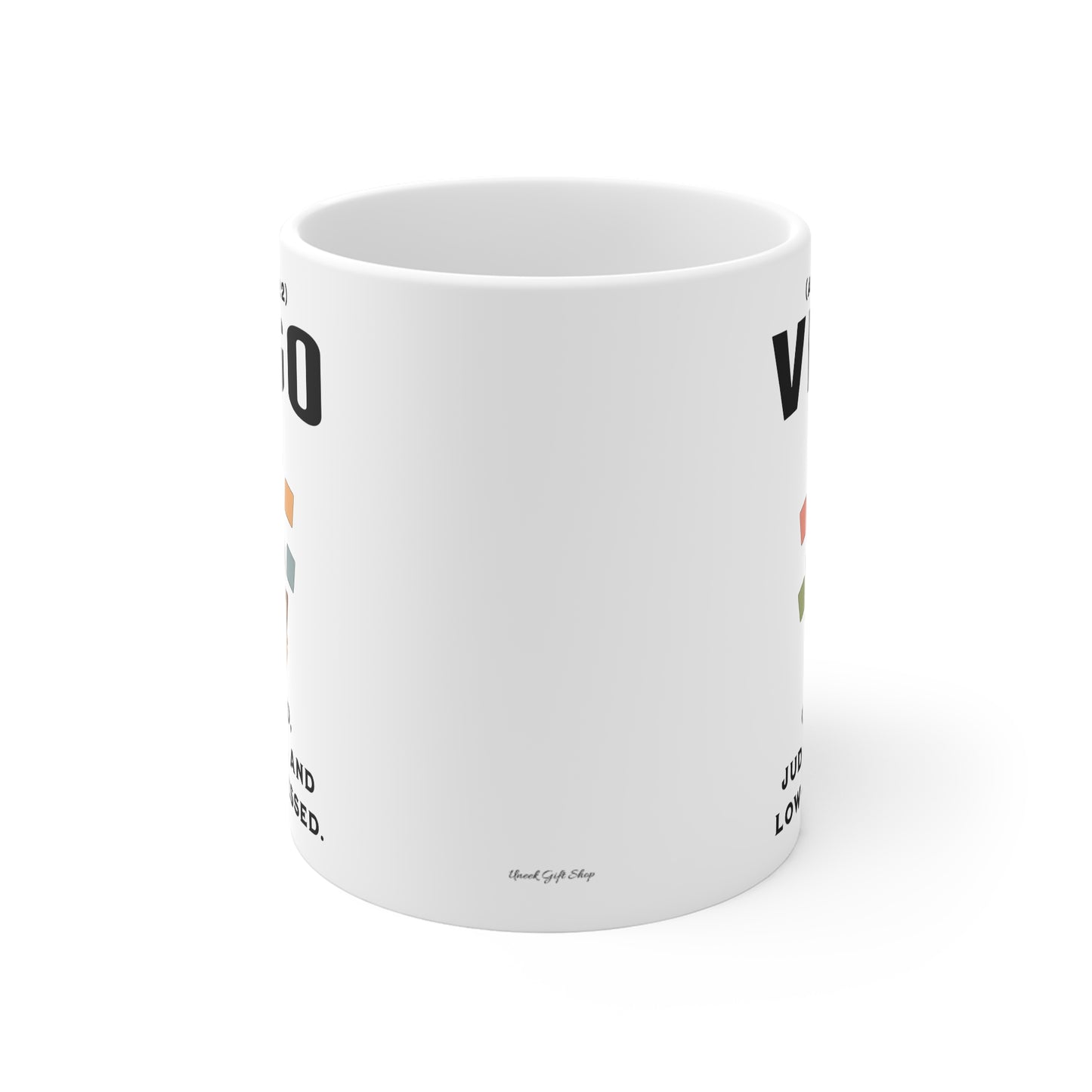 Virgo Mug — "Organised, Judgmental, and Low-Key Stressed" Zodiac Coffee Cup