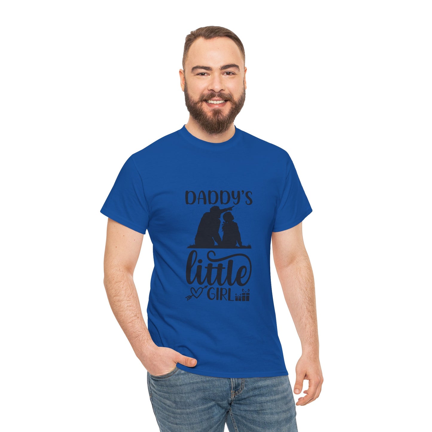 Daddy's Little Girl T-Shirt — Father Daughter Matching Tee, Cute Daddy's Little Girl Graphic Shirt for Dad Gifts & Family Photos