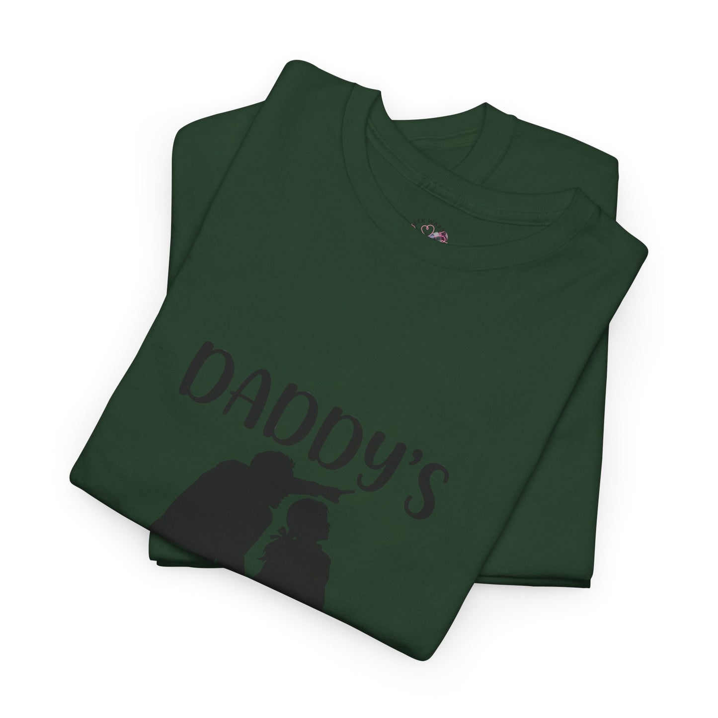Daddy's Little Girl T-Shirt — Father Daughter Matching Tee, Cute Daddy's Little Girl Graphic Shirt for Dad Gifts & Family Photos