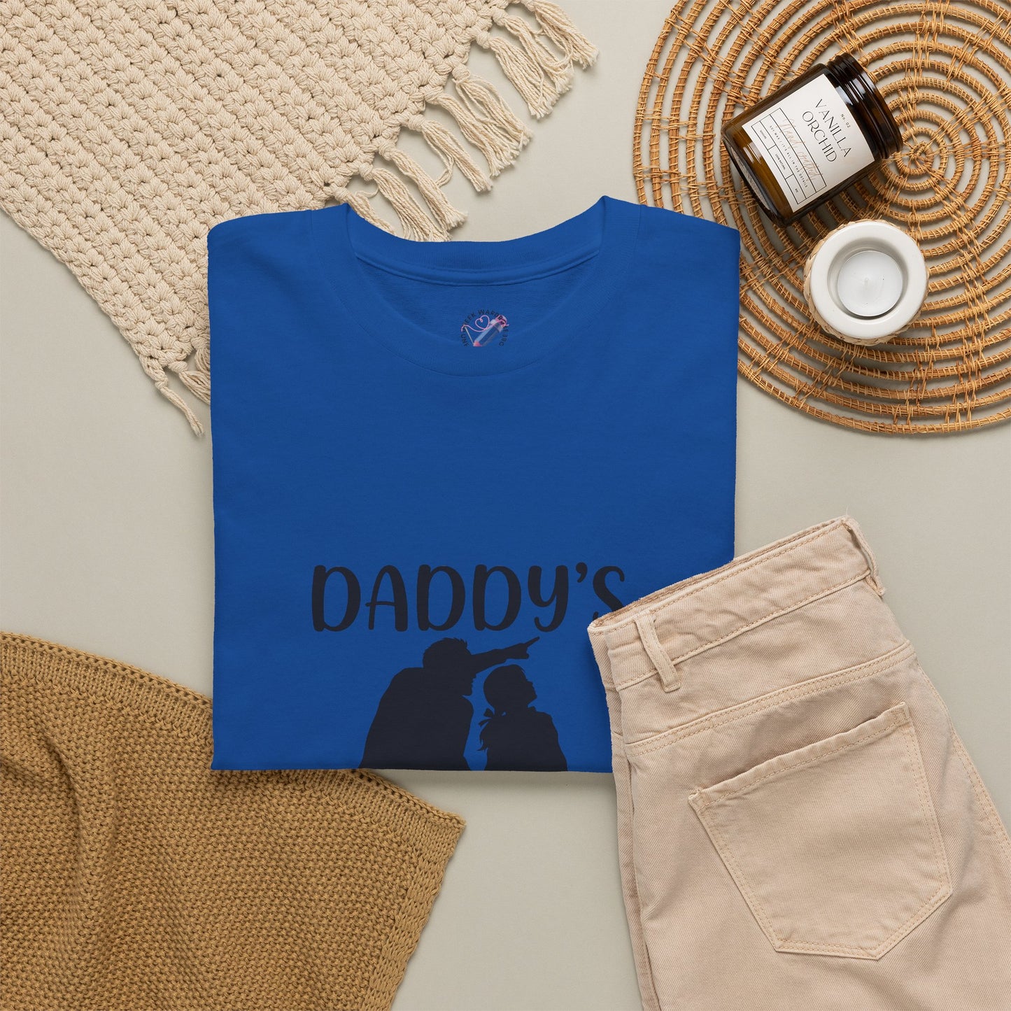 Daddy's Little Girl T-Shirt — Father Daughter Matching Tee, Cute Daddy's Little Girl Graphic Shirt for Dad Gifts & Family Photos