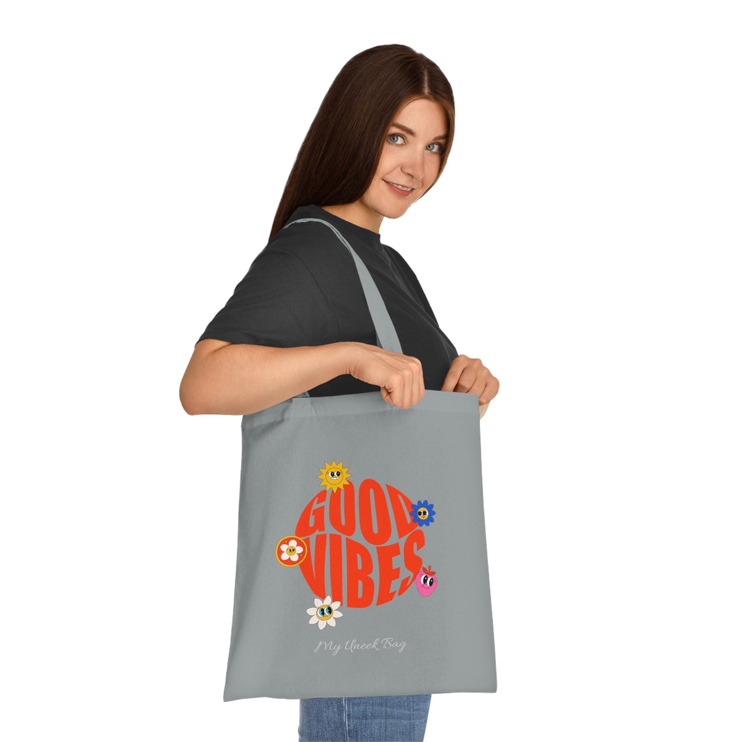 Good Vibes Cotton Tote Bag
